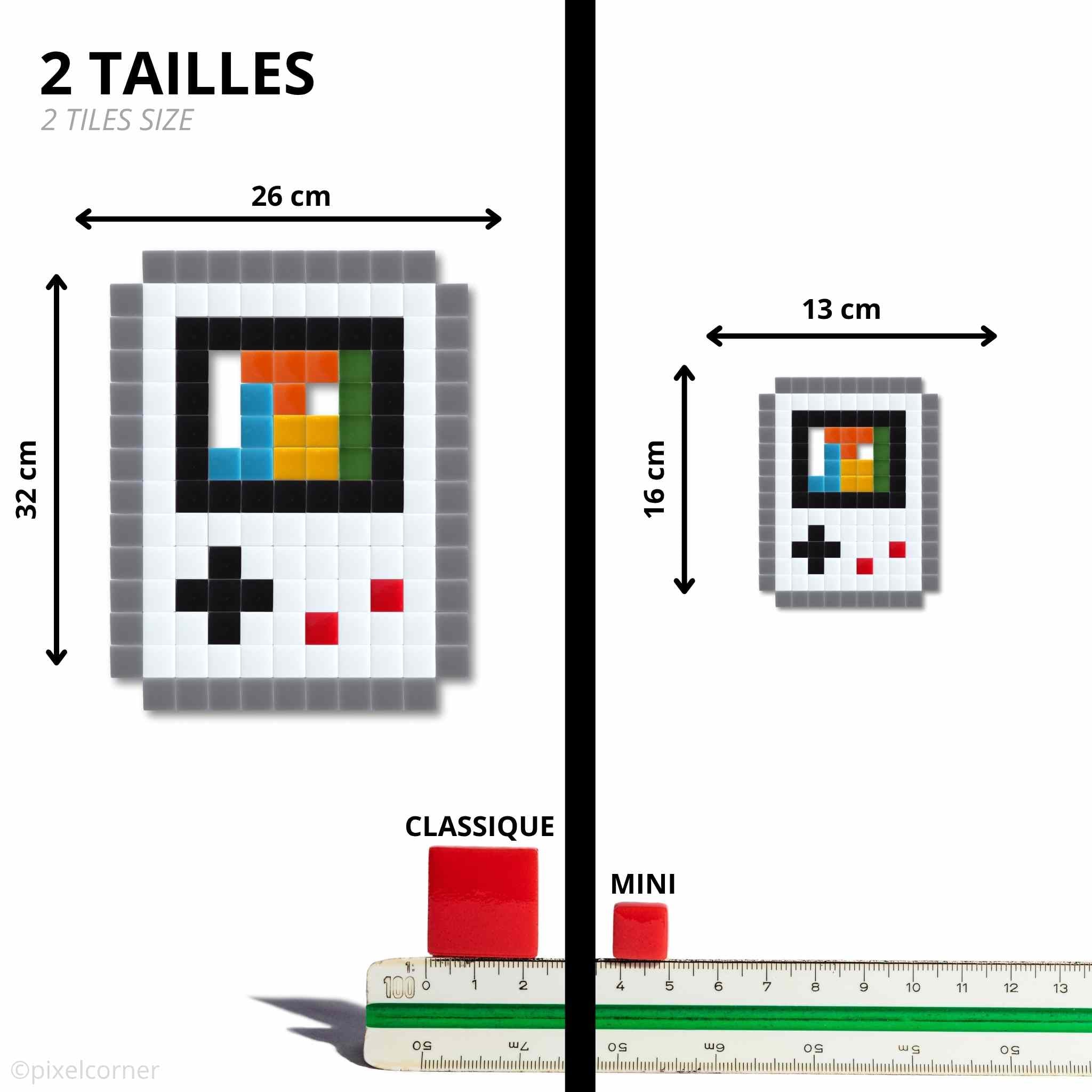 Pixel Art Kit "BoyGame" par Pixel Corner - Kits de loisirs créatifs
