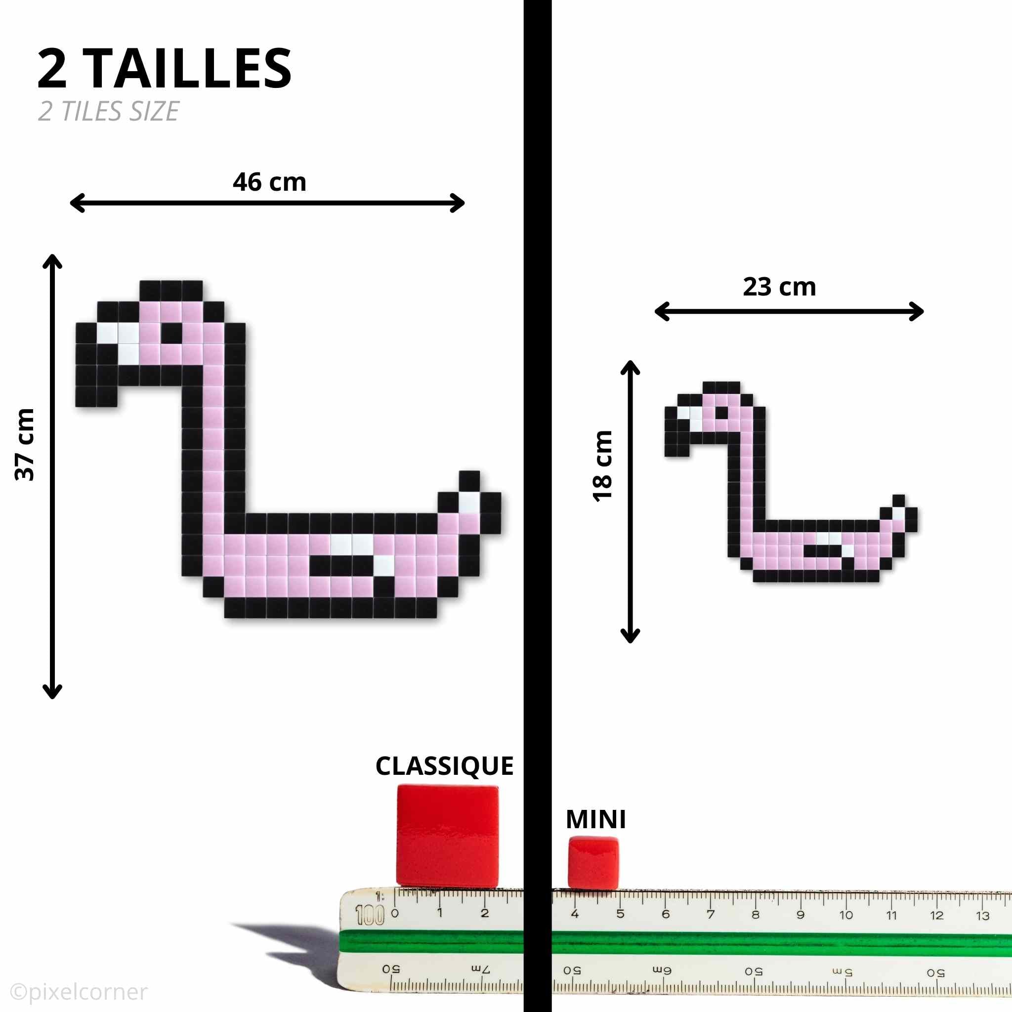 Pixel Art Kit "FlamingBoat" par Pixel Corner - Kits de loisirs créatifs