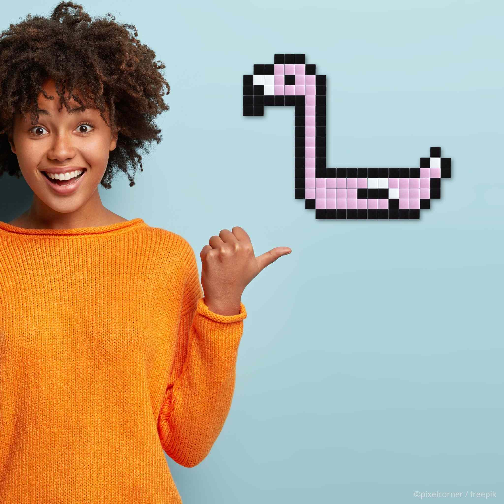 Pixel Art Kit "FlamingBoat" par Pixel Corner - Kits de loisirs créatifs