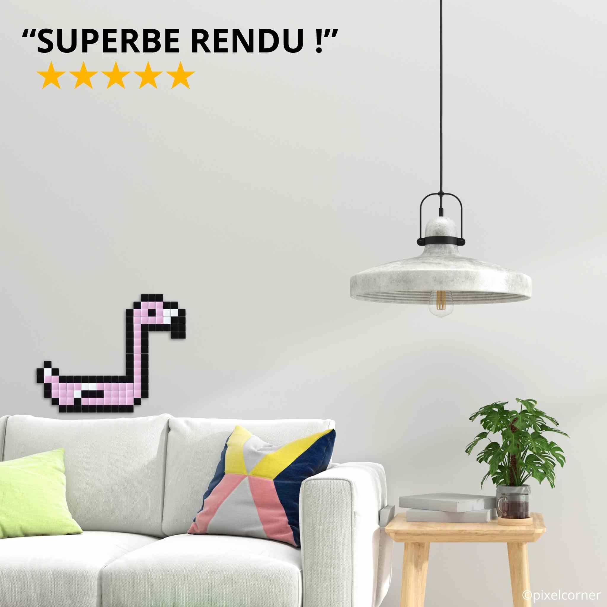 Pixel Art Kit "FlamingBoat" par Pixel Corner - Kits de loisirs créatifs