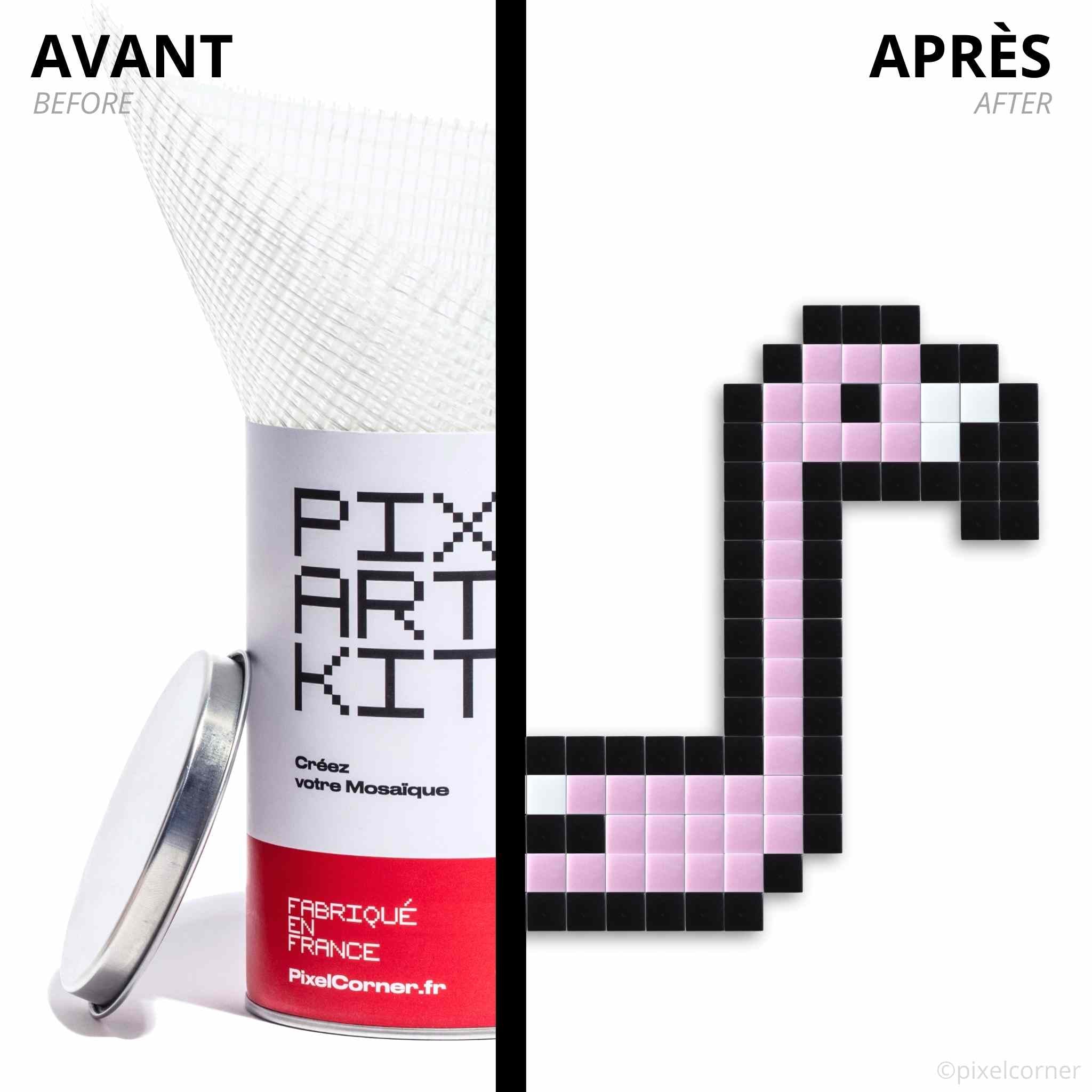 Pixel Art Kit "FlamingBoat" par Pixel Corner - Kits de loisirs créatifs
