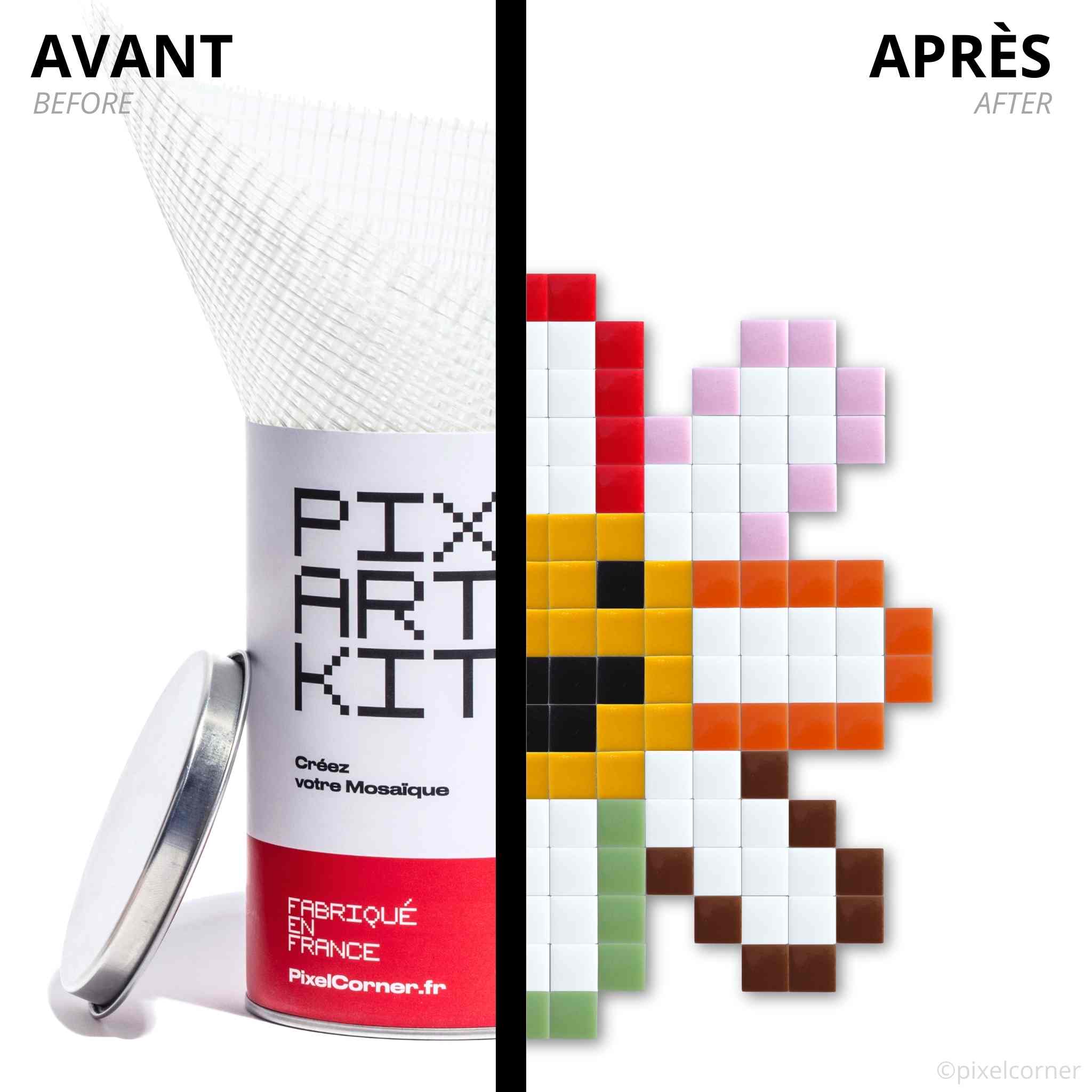 Pixel Art Kit - Flower(s) par Pixel Corner - Kits de loisirs créatifs