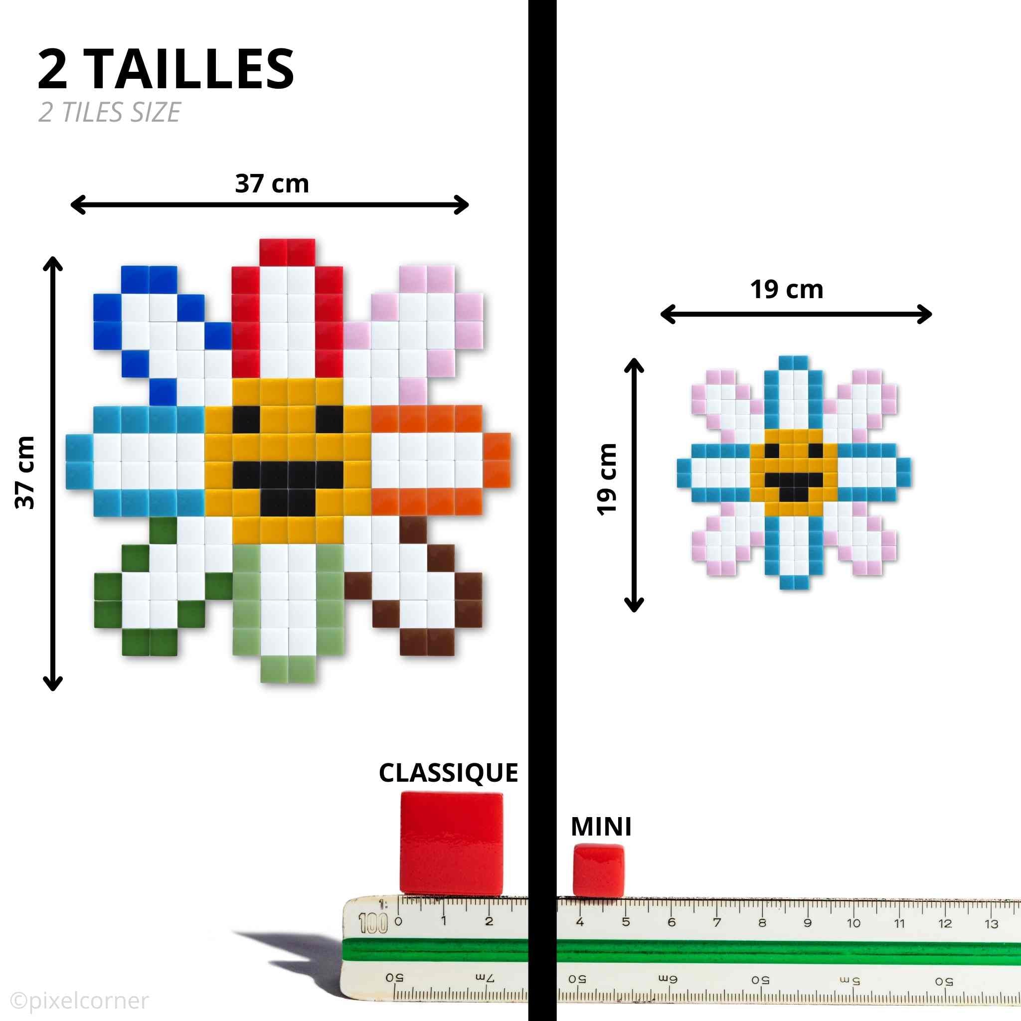 Pixel Art Kit - Flower(s) par Pixel Corner - Kits de loisirs créatifs