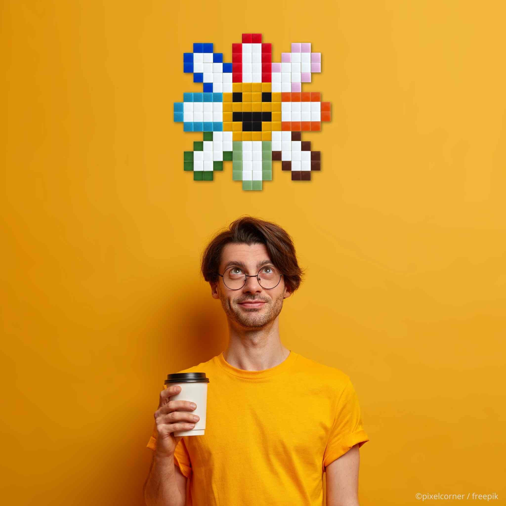 Pixel Art Kit - Flower(s) par Pixel Corner - Kits de loisirs créatifs