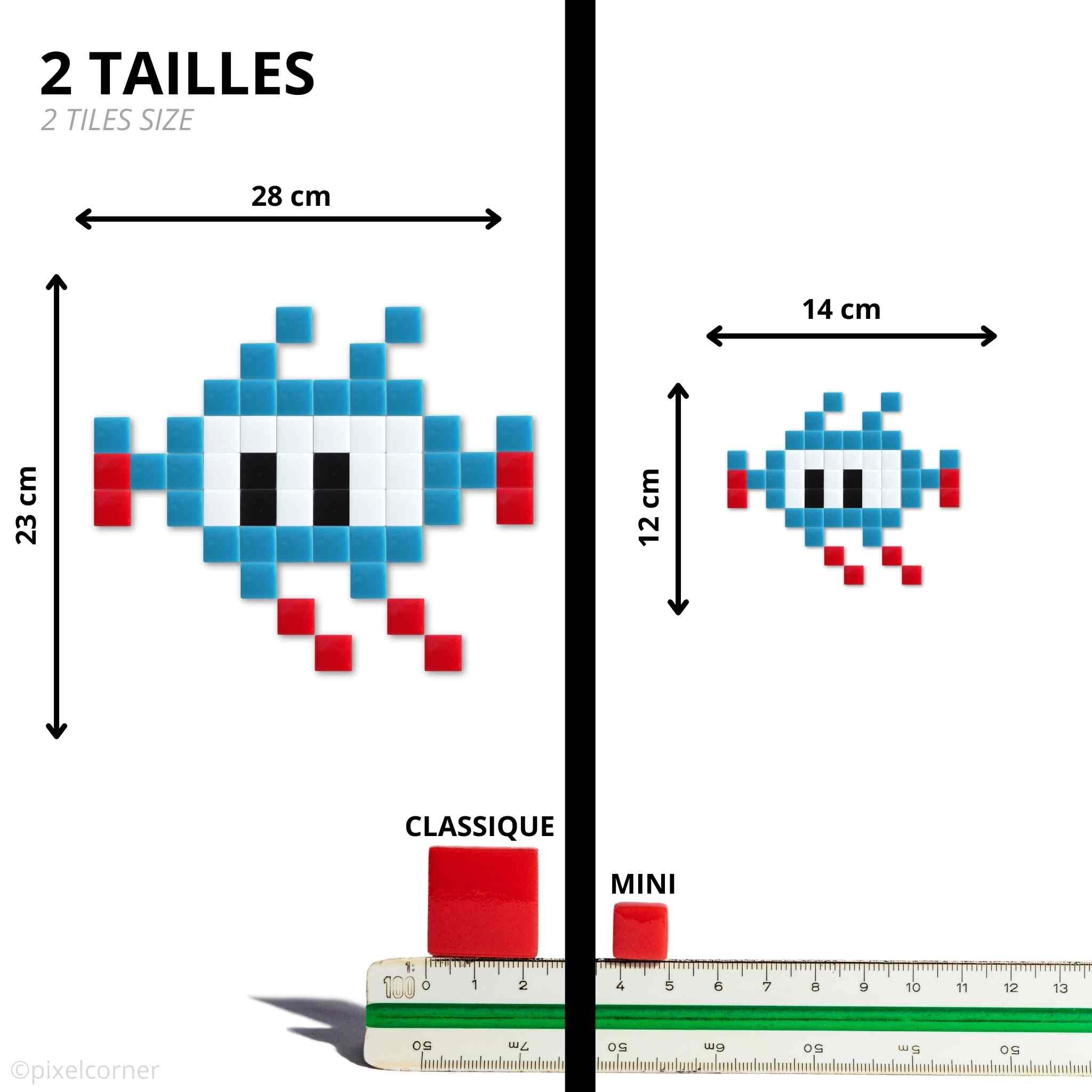 Pixel Art Kit "Flying Bot" par Pixel Corner - Kits de loisirs créatifs
