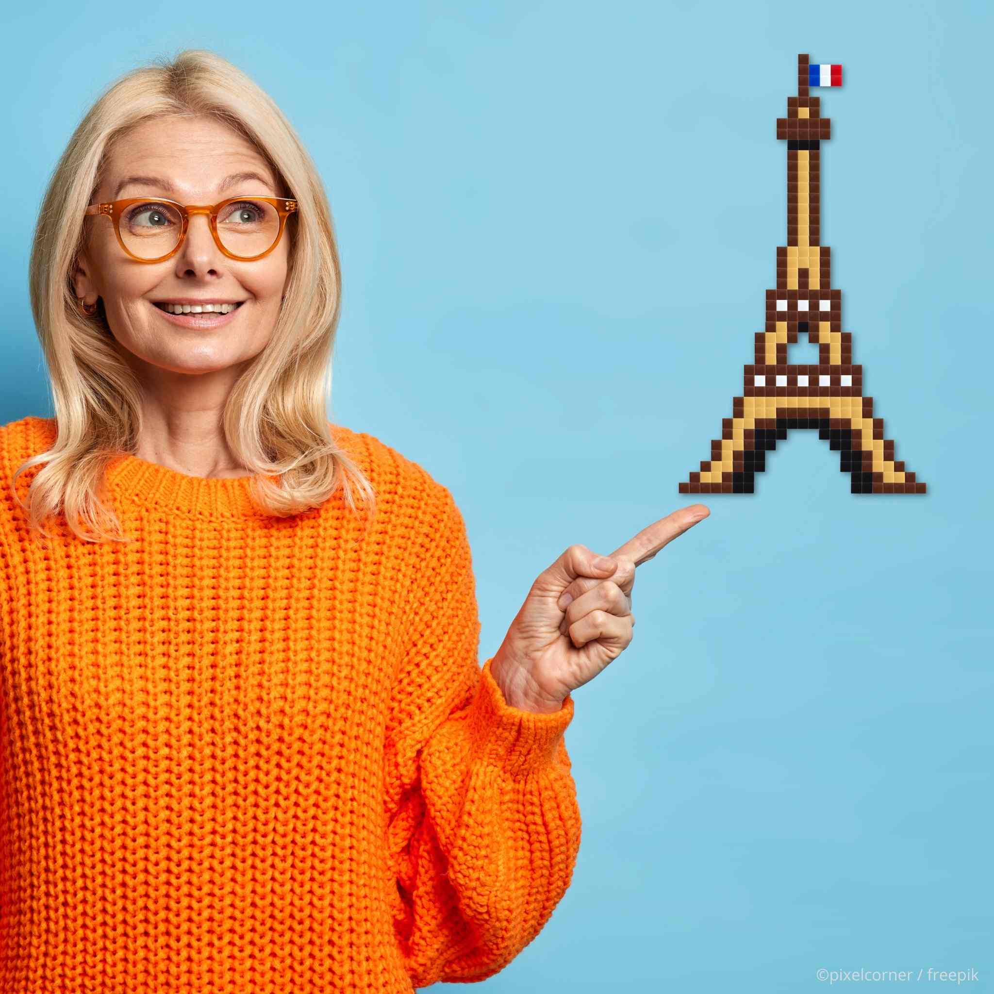 Pixel Art Kit "La Dame de Fer" par Pixel Corner - Kits de loisirs créatifs