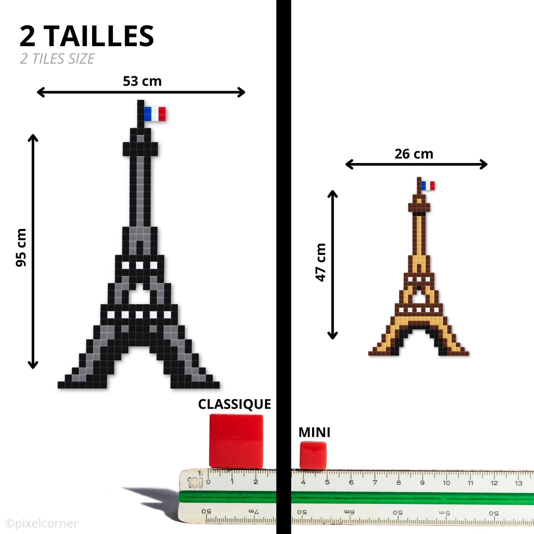 Pixel Art Kit "La Dame de Fer" par Pixel Corner - Kits de loisirs créatifs