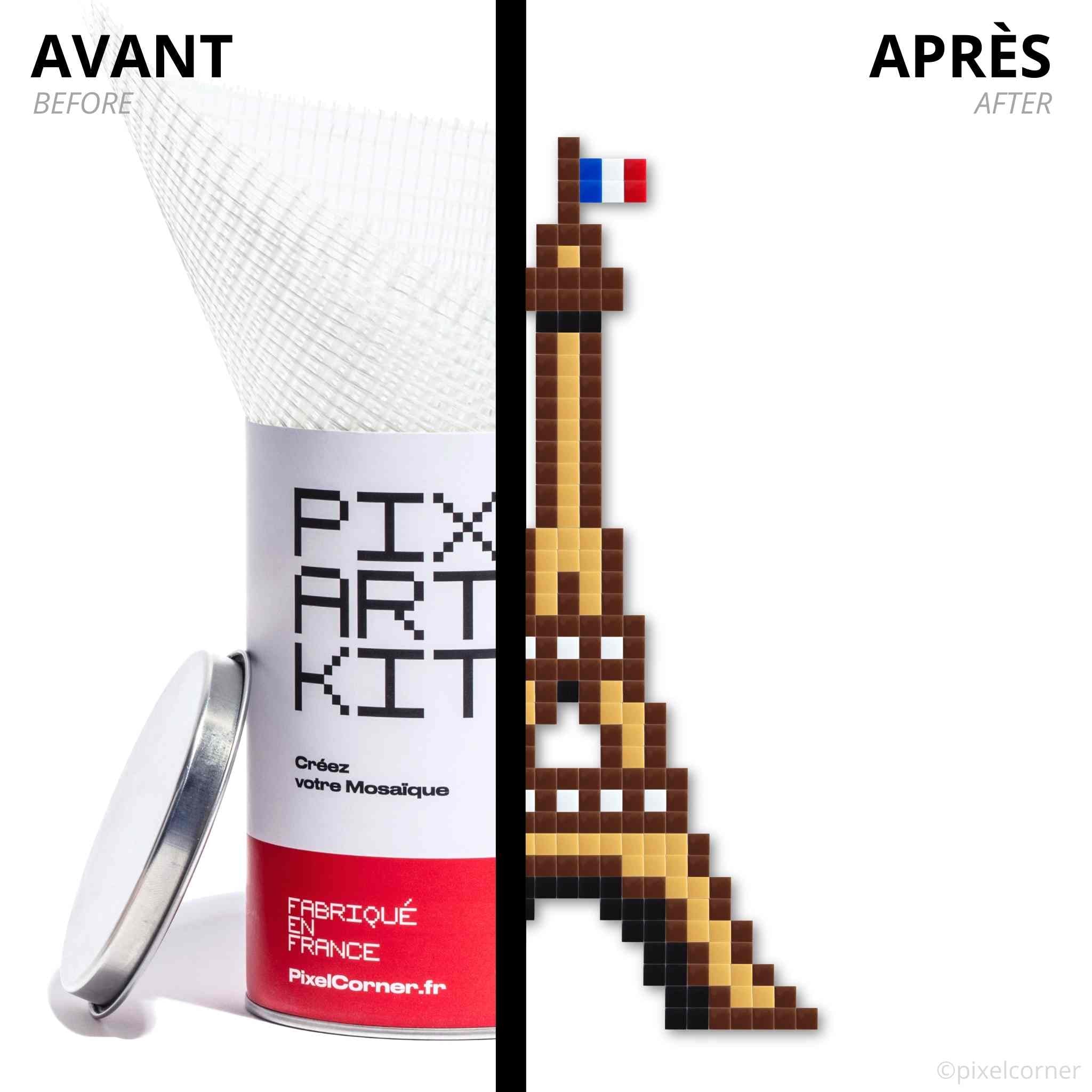 Pixel Art Kit "La Dame de Fer" par Pixel Corner - Kits de loisirs créatifs