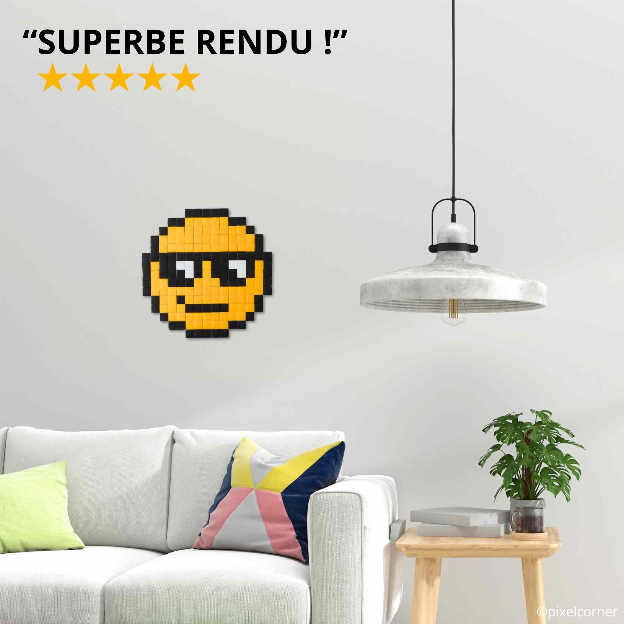 Pixel Art Kit "Les Moji(s)" par Pixel Corner - Kits de loisirs créatifs