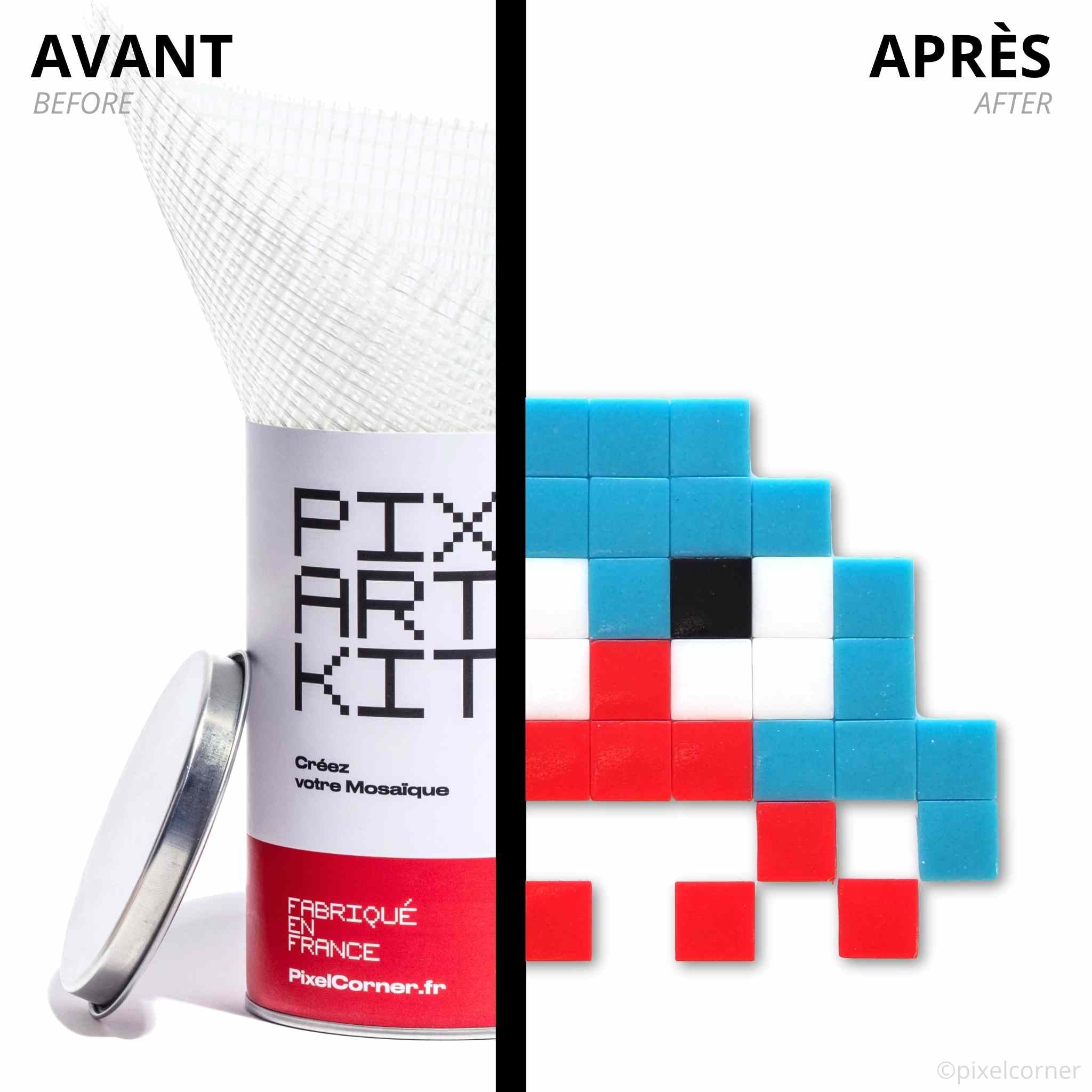 Pixel Art Kit "Little Alien(s) - DuoTone" par Pixel Corner - Kits de loisirs créatifs