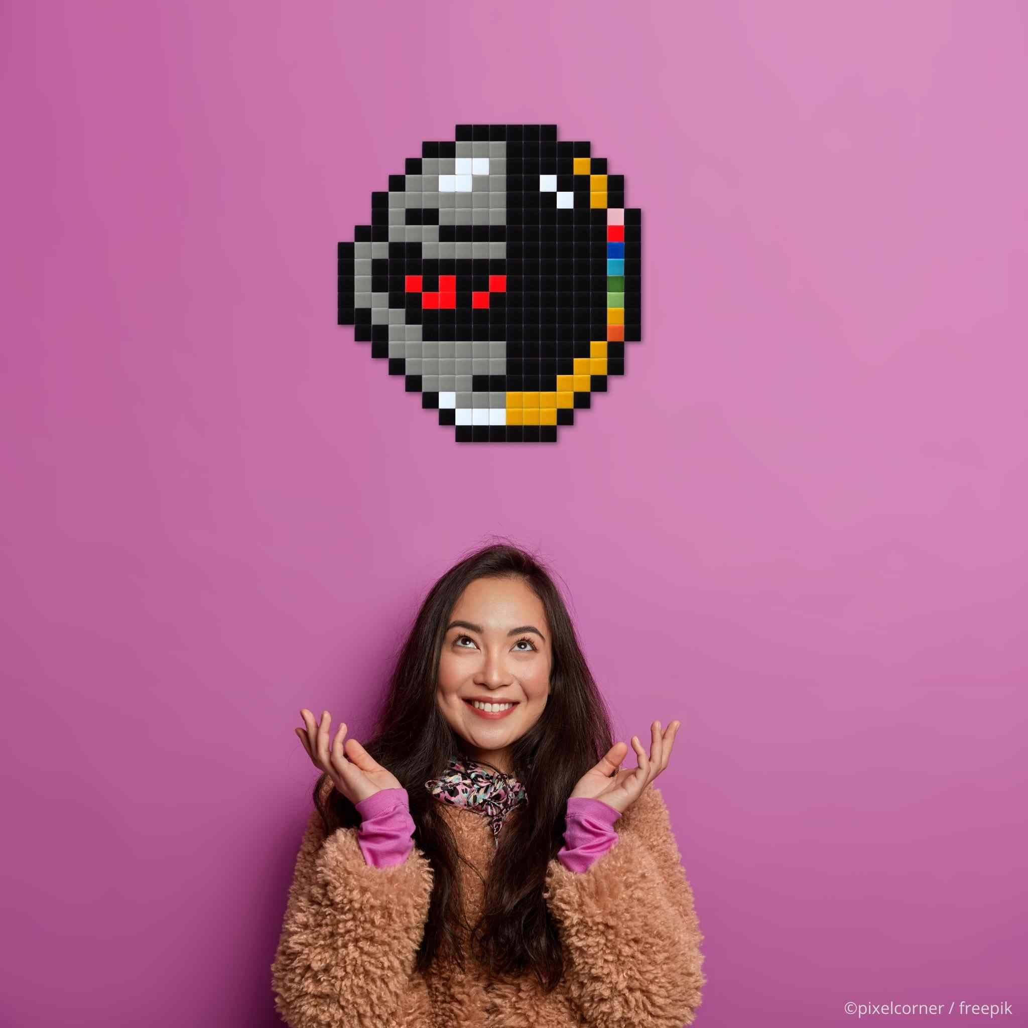 Pixel Art Kit "Paft Dunk" par Pixel Corner - Kits de loisirs créatifs