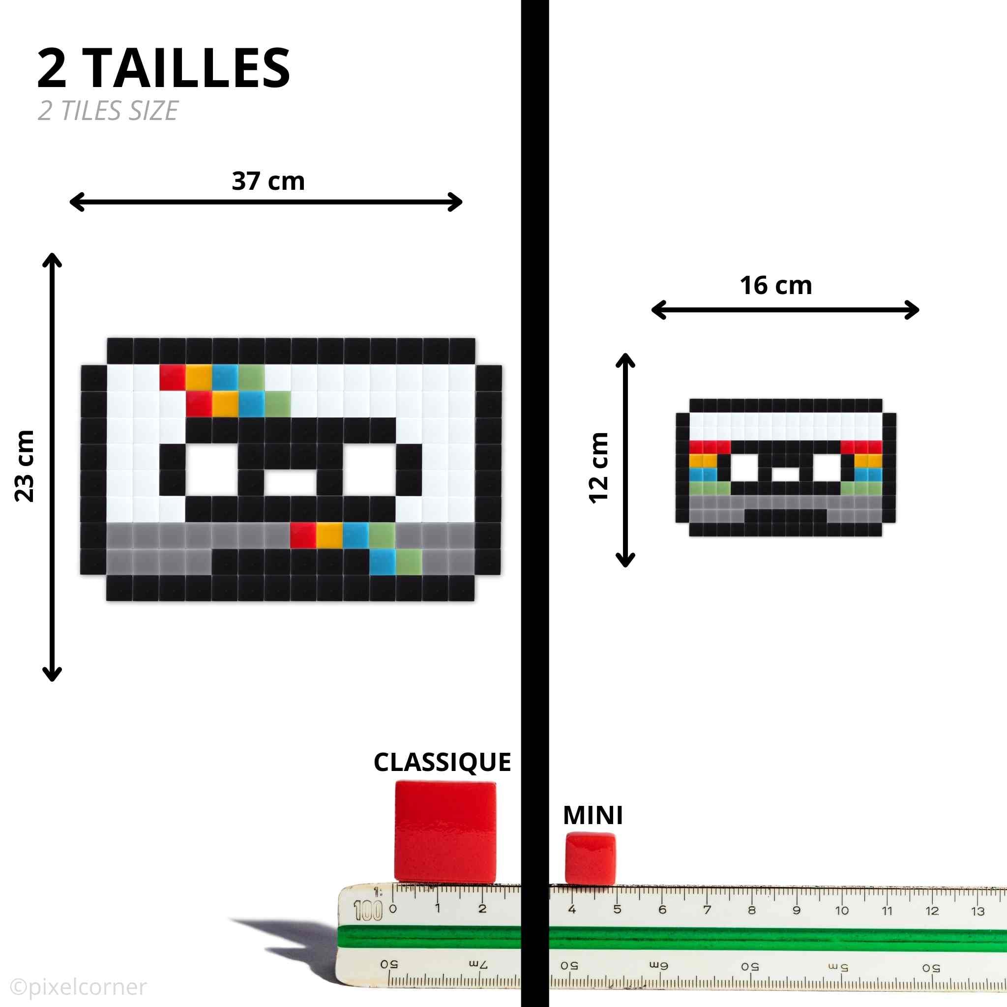 Pixel Art Kit "The Tape" par Pixel Corner - Kits de loisirs créatifs