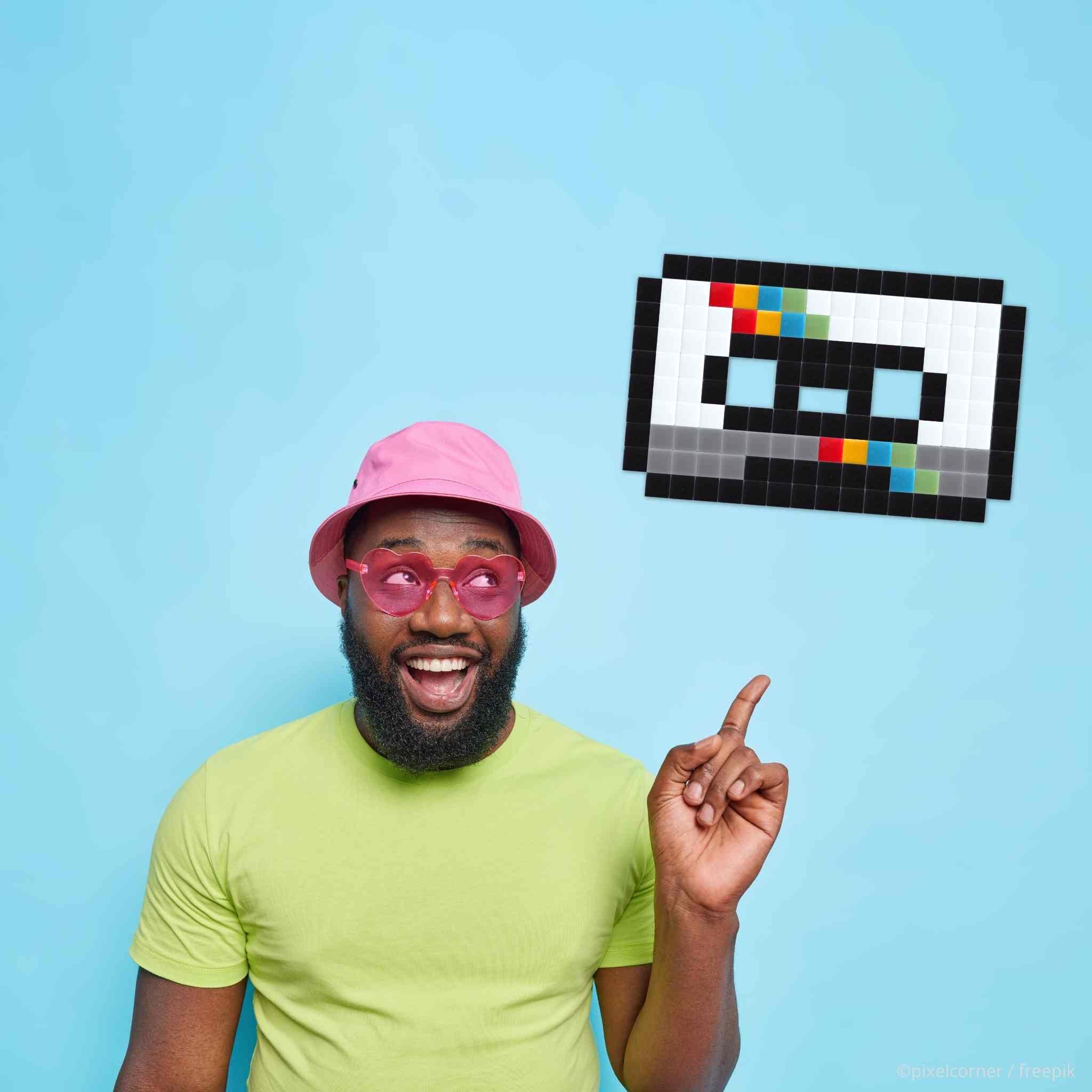 Pixel Art Kit "The Tape" par Pixel Corner - Kits de loisirs créatifs