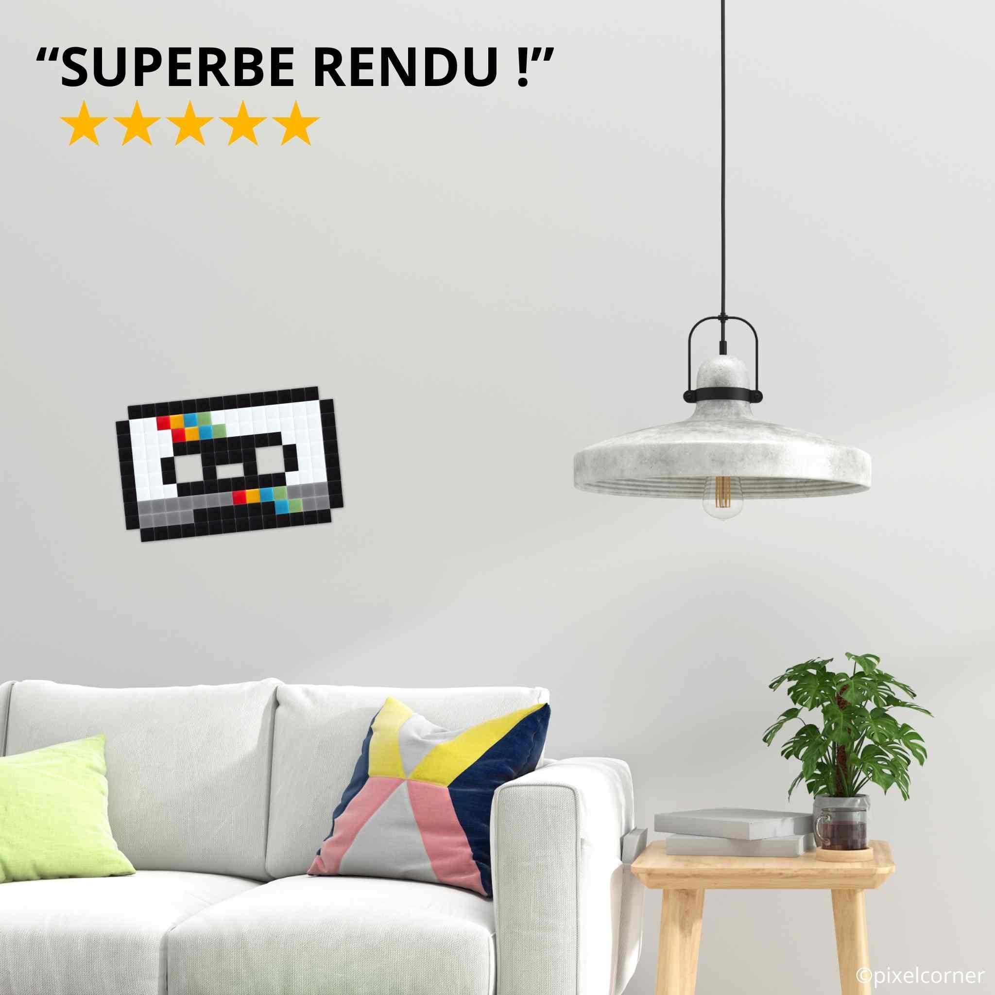 Pixel Art Kit "The Tape" par Pixel Corner - Kits de loisirs créatifs