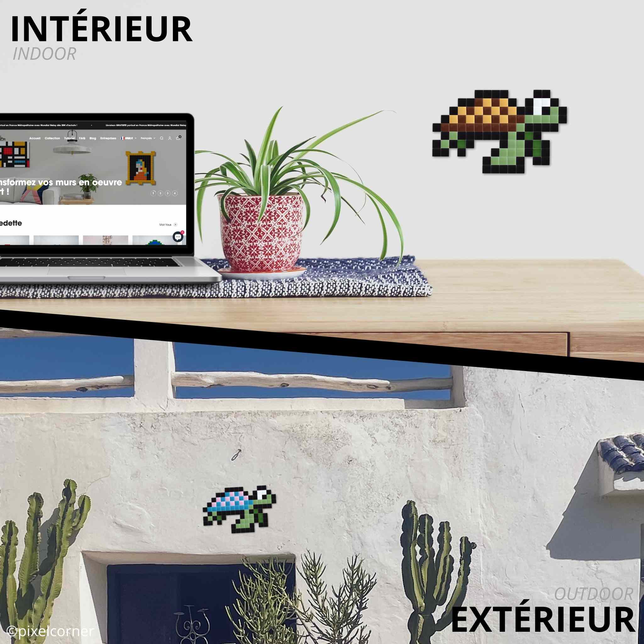 Pixel Art Kit "Tortue(s)" par Pixel Corner - Kits de loisirs créatifs