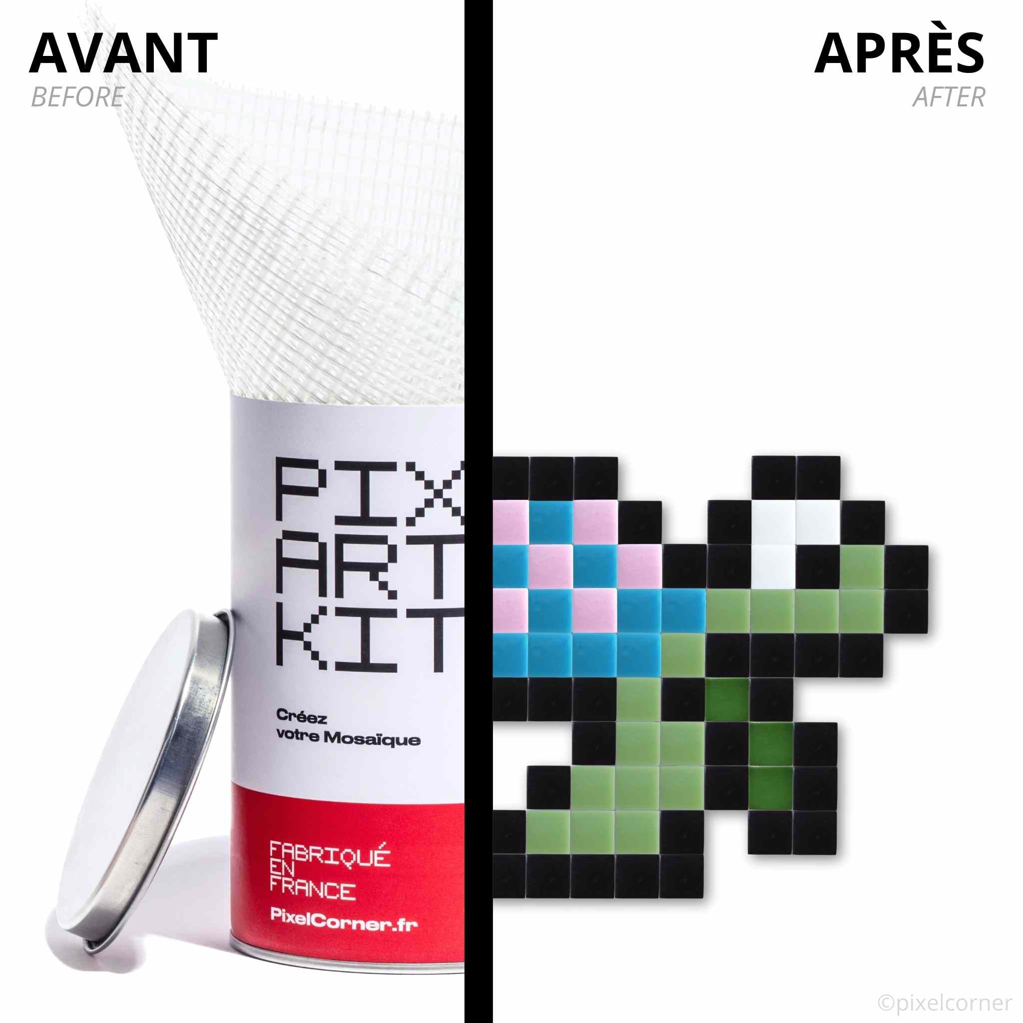 Pixel Art Kit "Tortue(s)" par Pixel Corner - Kits de loisirs créatifs