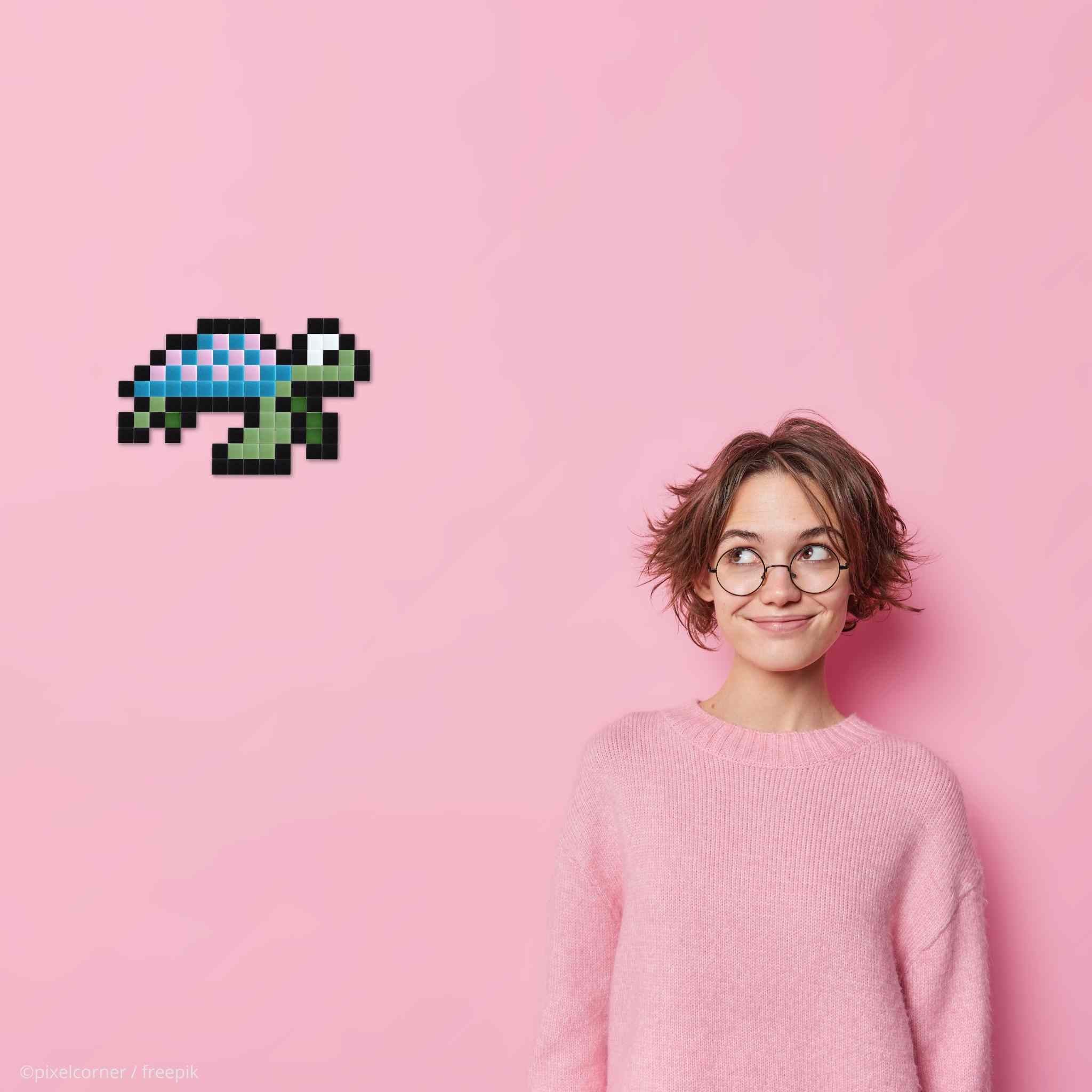 Pixel Art Kit "Tortue(s)" par Pixel Corner - Kits de loisirs créatifs