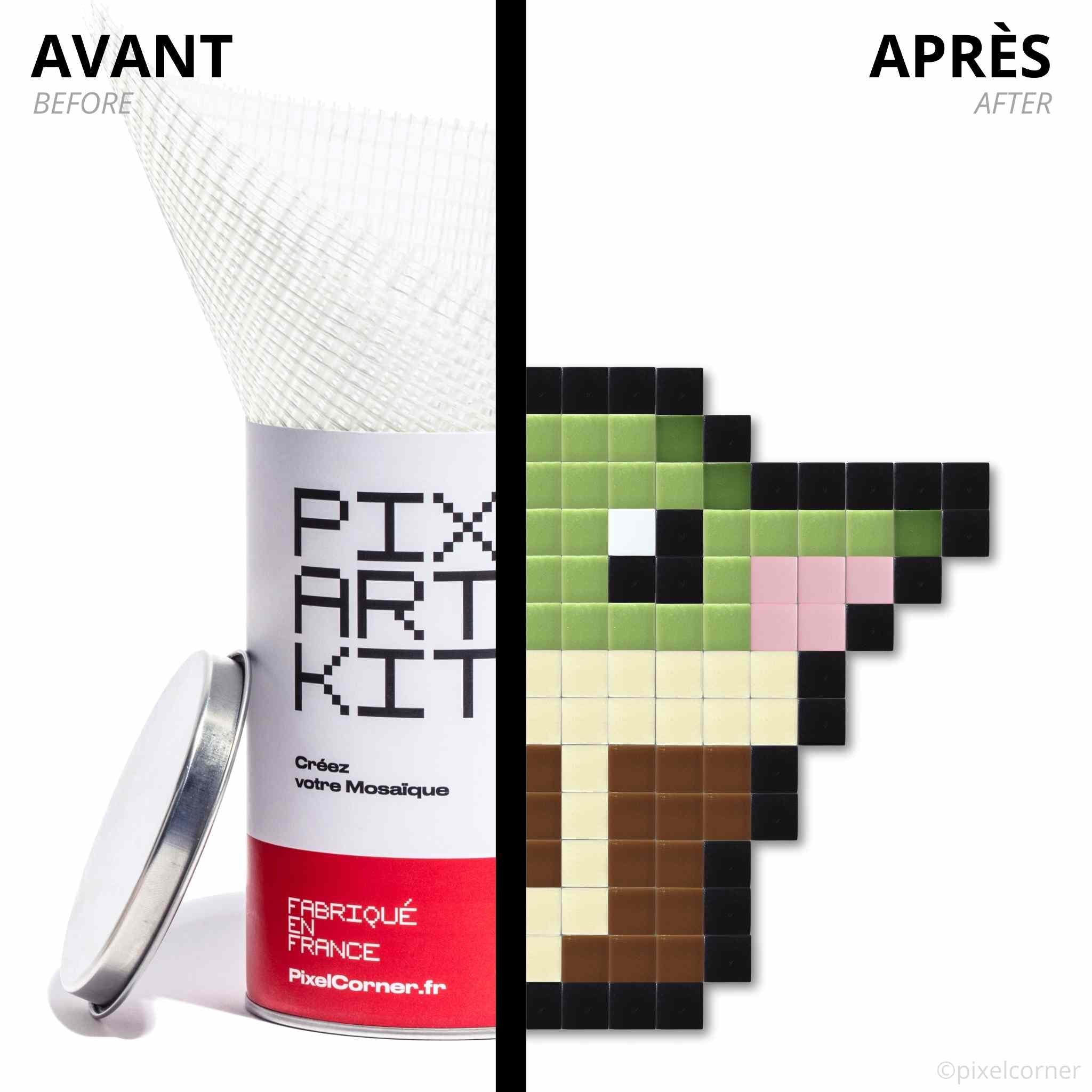 Pixel Art Kit "Baba Yodi" par Pixel Corner - Kits de loisirs créatifs