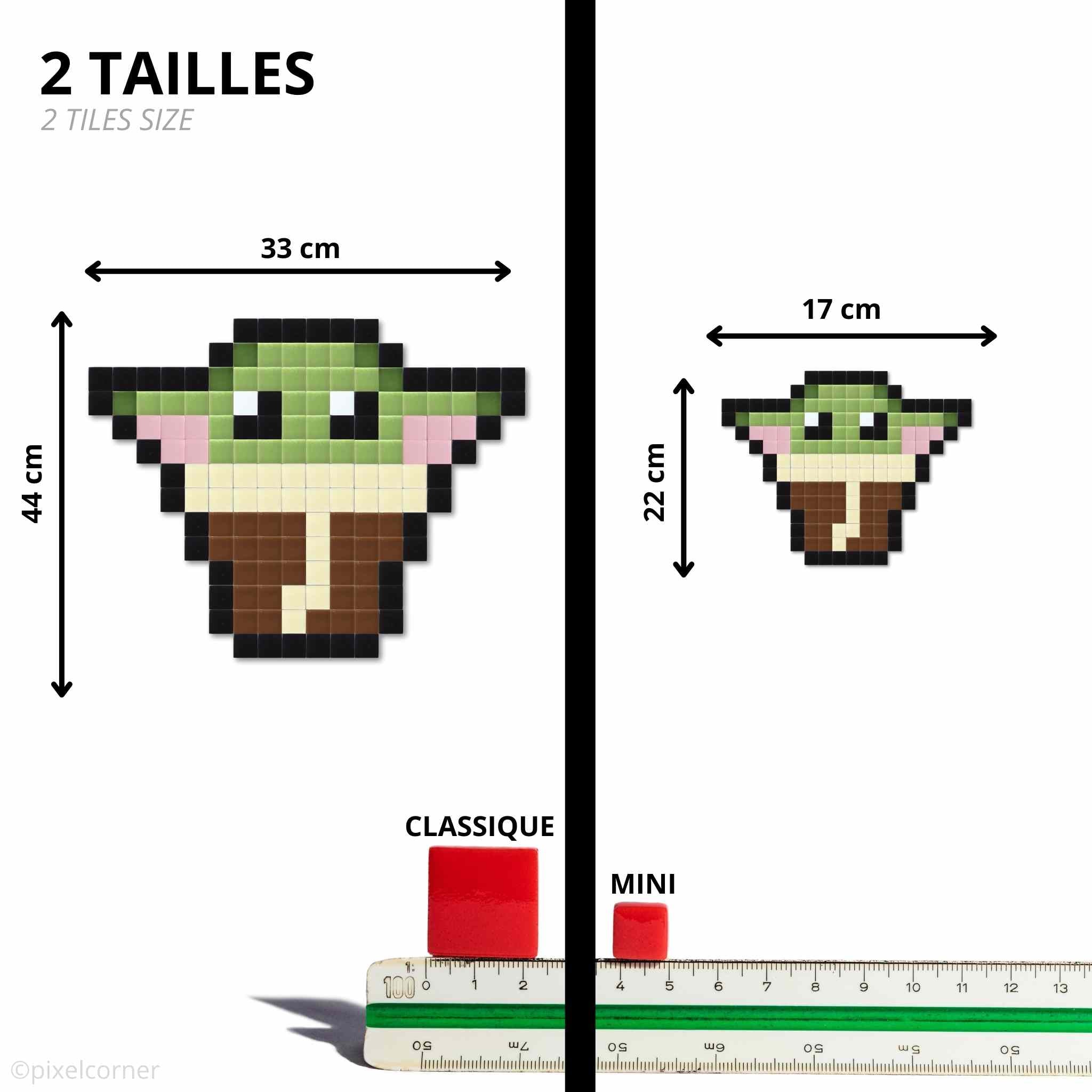 Pixel Art Kit "Baba Yodi" par Pixel Corner - Kits de loisirs créatifs