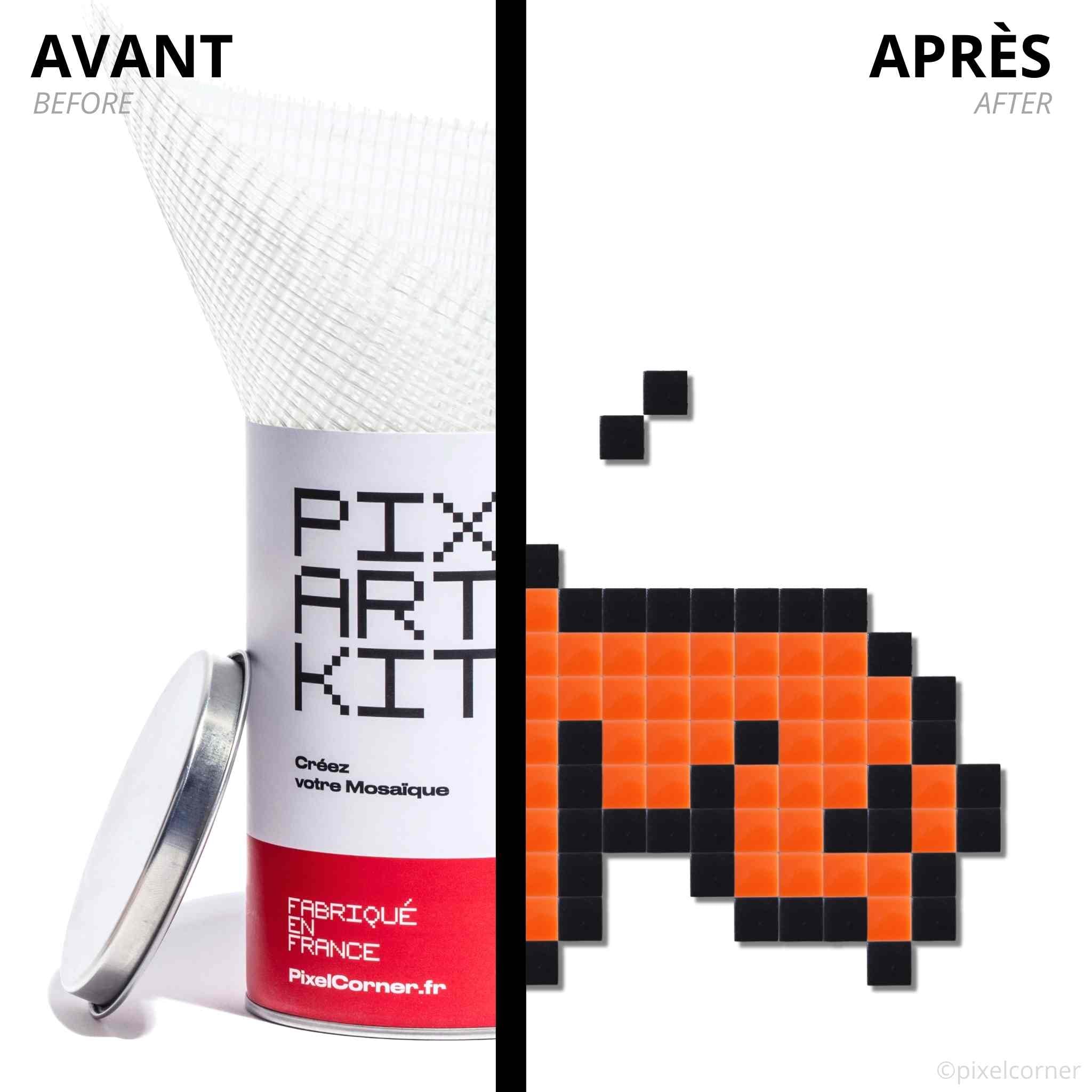 Pixel Art Kit "Baby Kiff" par Pixel Corner - Kits de loisirs créatifs