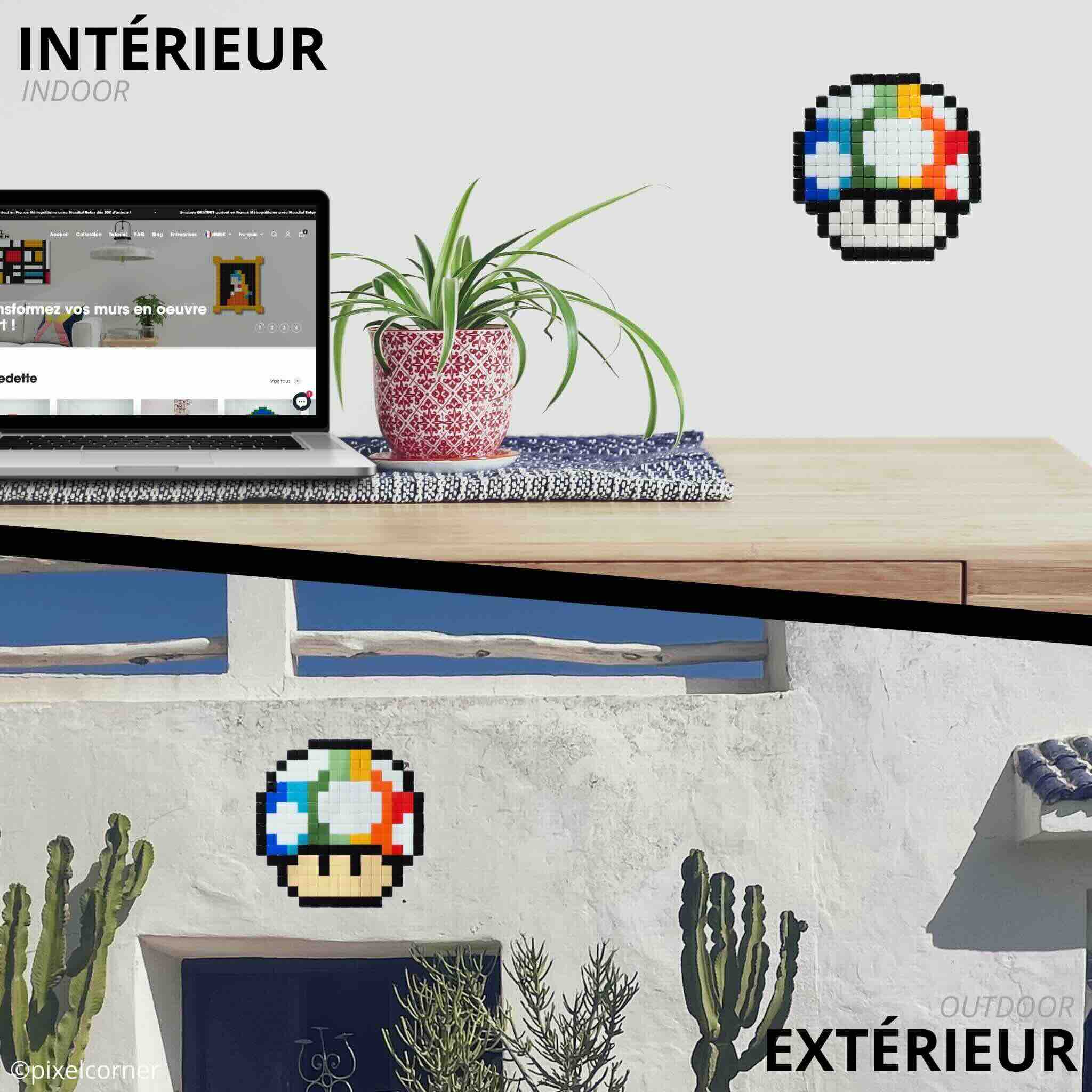 Pixel Art Kit "Big Shroom(s)" par Pixel Corner - Kits de loisirs créatifs