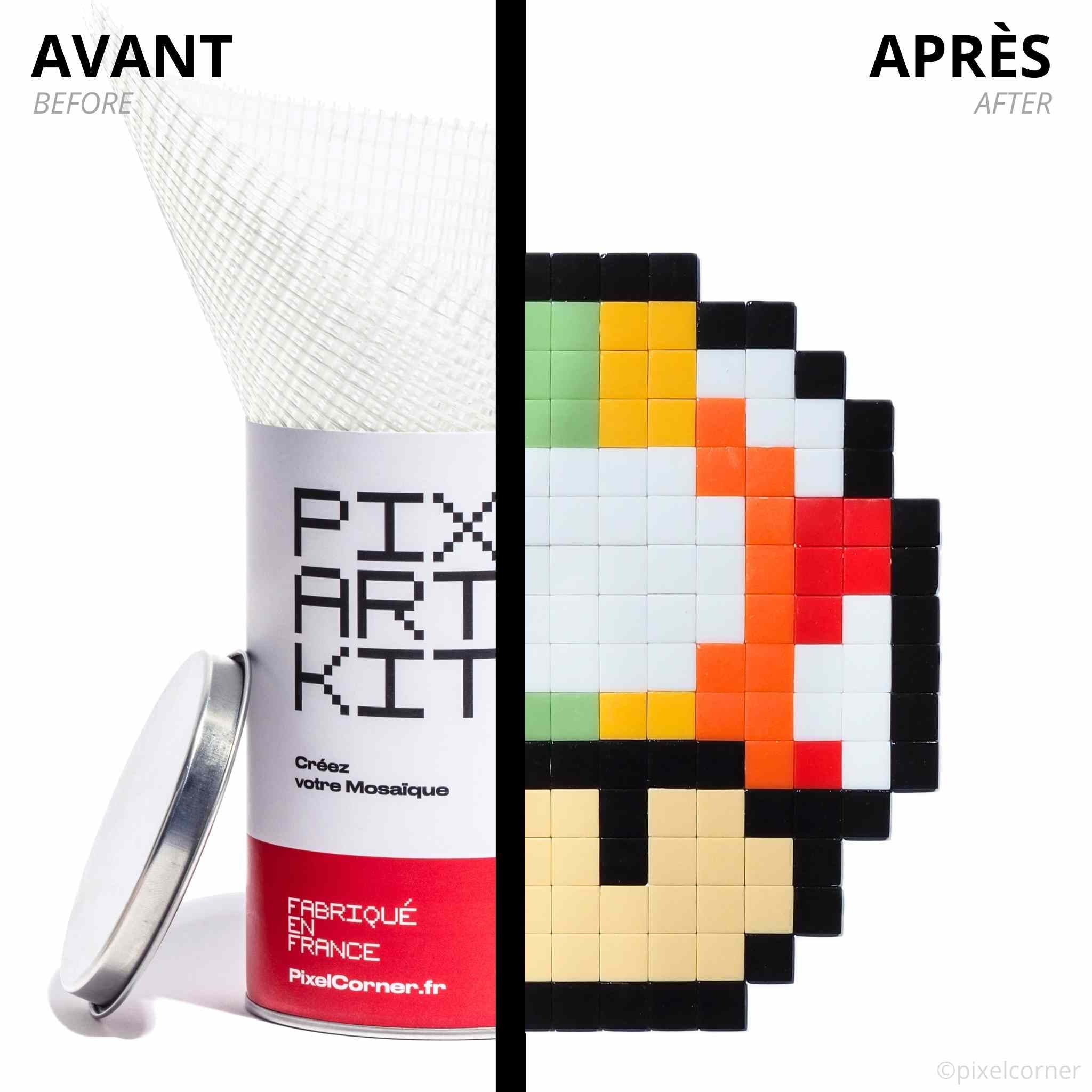 Pixel Art Kit "Big Shroom(s)" par Pixel Corner - Kits de loisirs créatifs