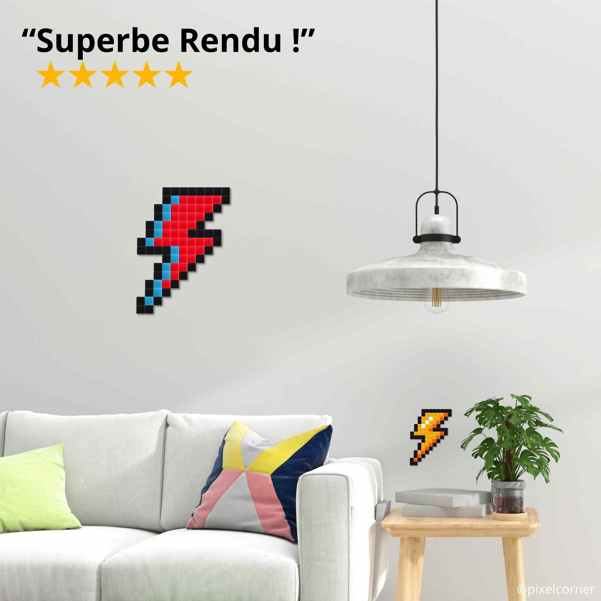 Pixel Art Kit "Bolt & Bowie" par Pixel Corner - Kits de loisirs créatifs