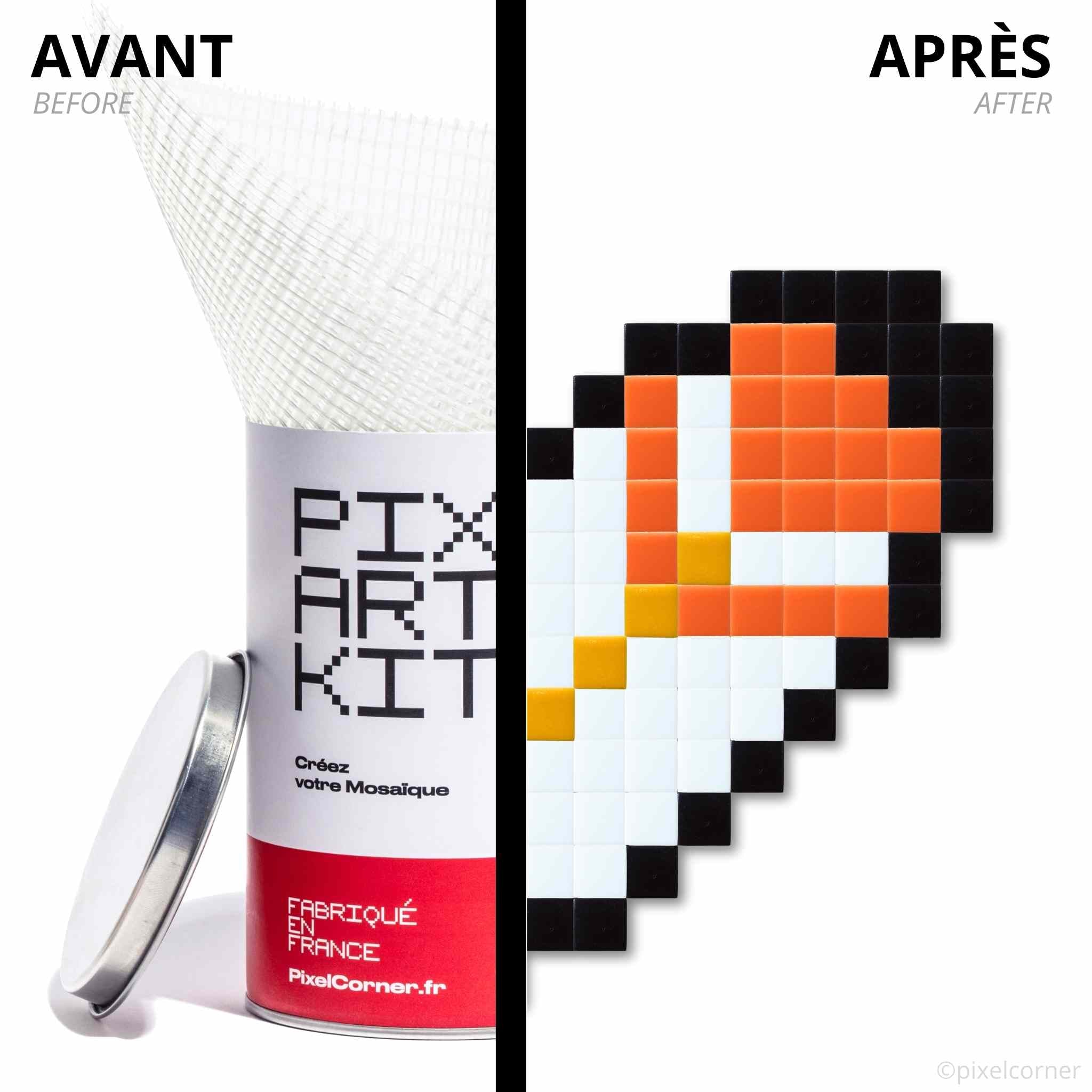 Pixel Art Kit "Feather" par Pixel Corner - Kits de loisirs créatifs