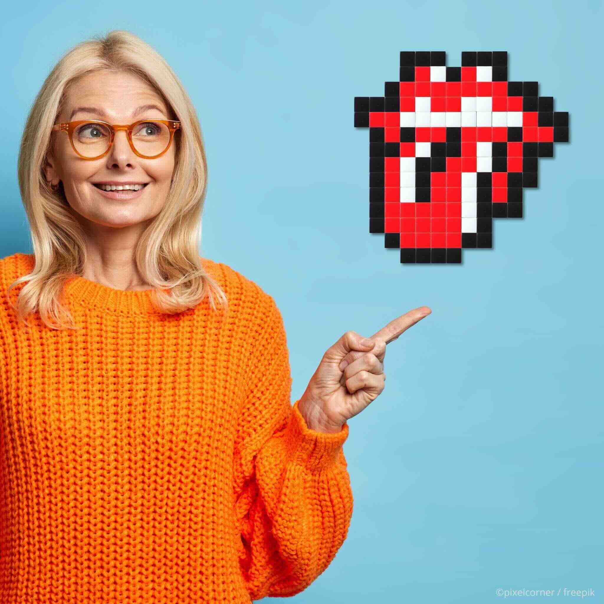 Pixel Art Kit "Licking Stone" par Pixel Corner - Kits de loisirs créatifs