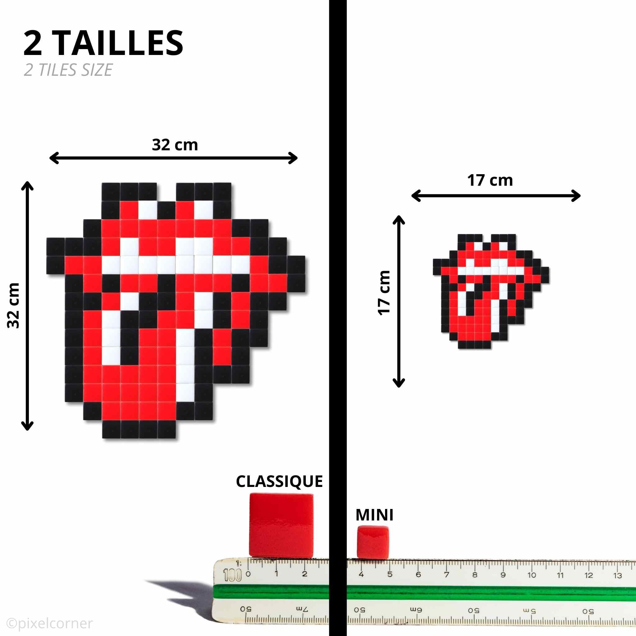 Pixel Art Kit "Licking Stone" par Pixel Corner - Kits de loisirs créatifs