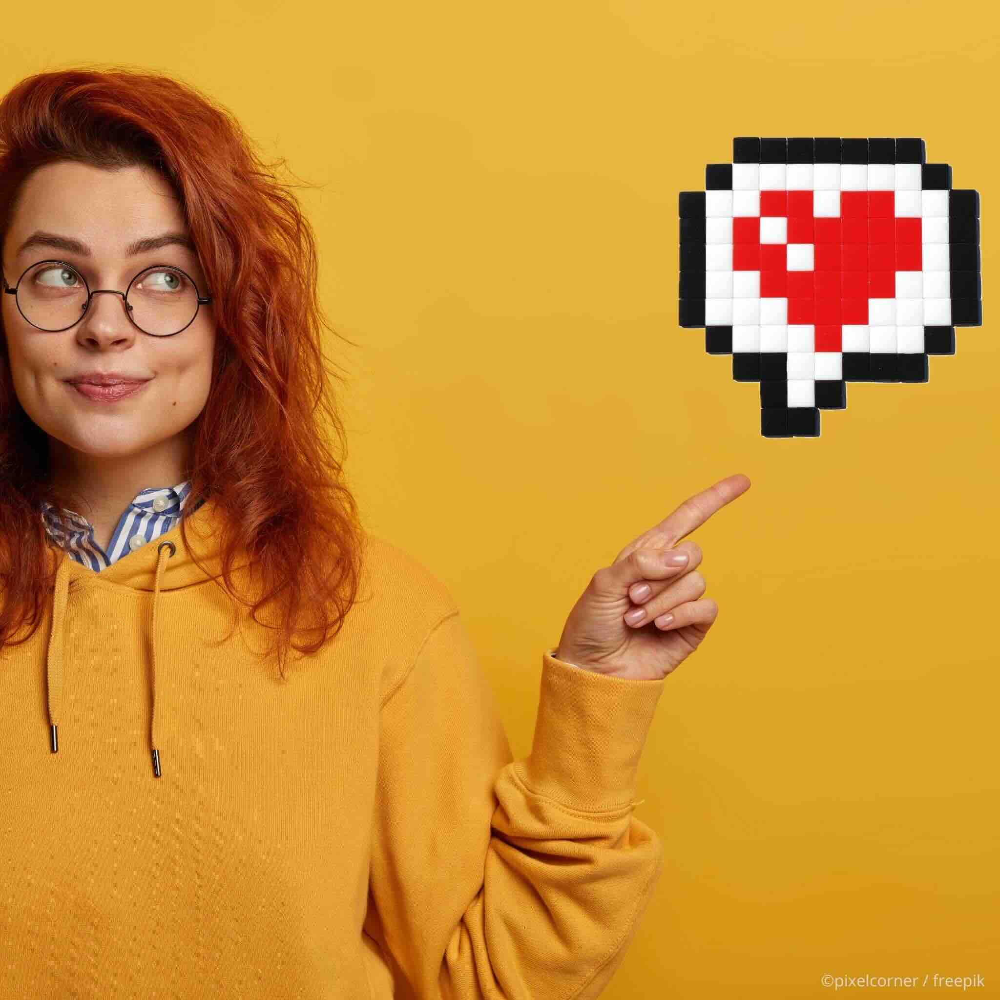 Pixel Art Kit "Love Message +" par Pixel Corner - Kits de loisirs créatifs