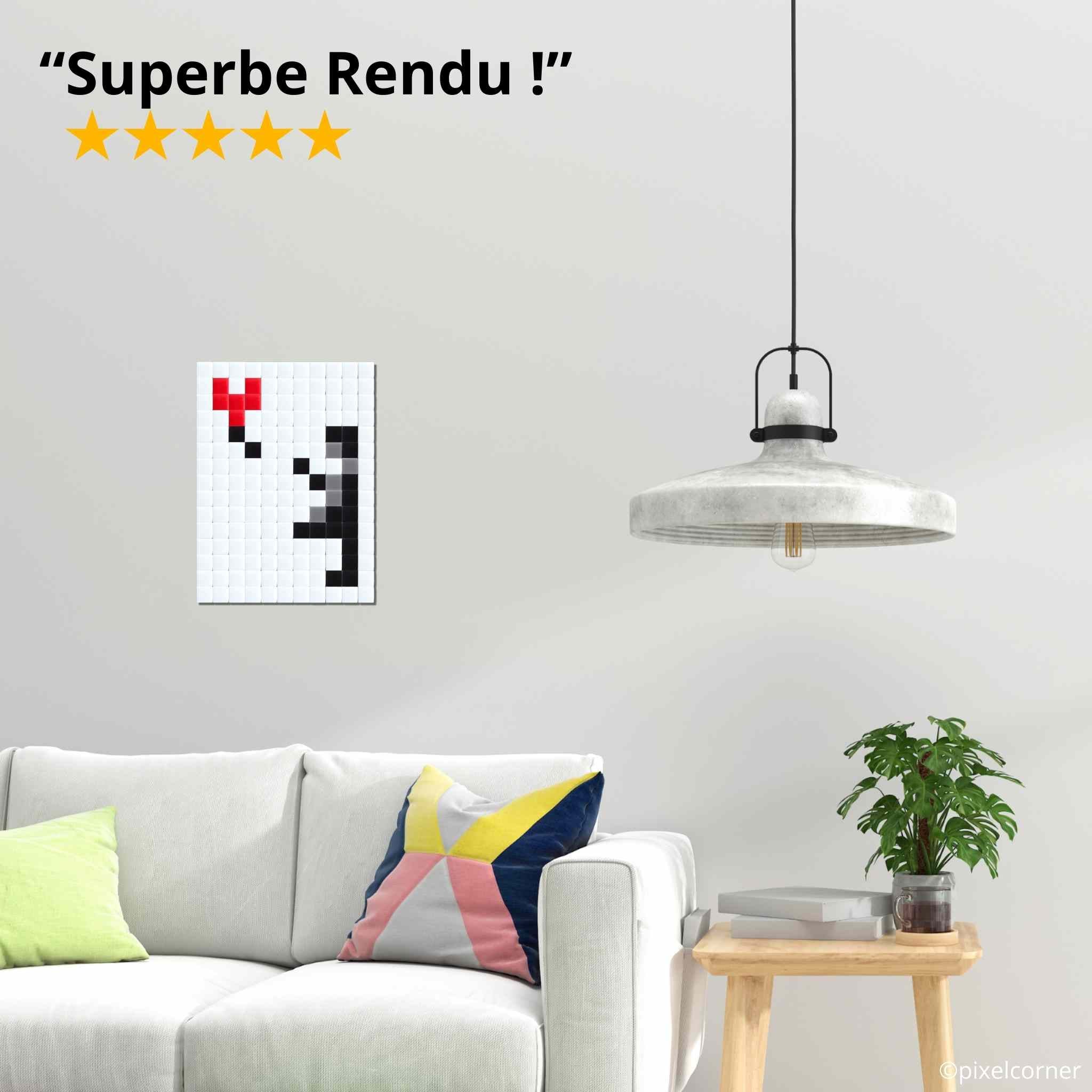 Pixel Art Kit "Mini Girl w/o Balloon" par Pixel Corner - Kits de loisirs créatifs