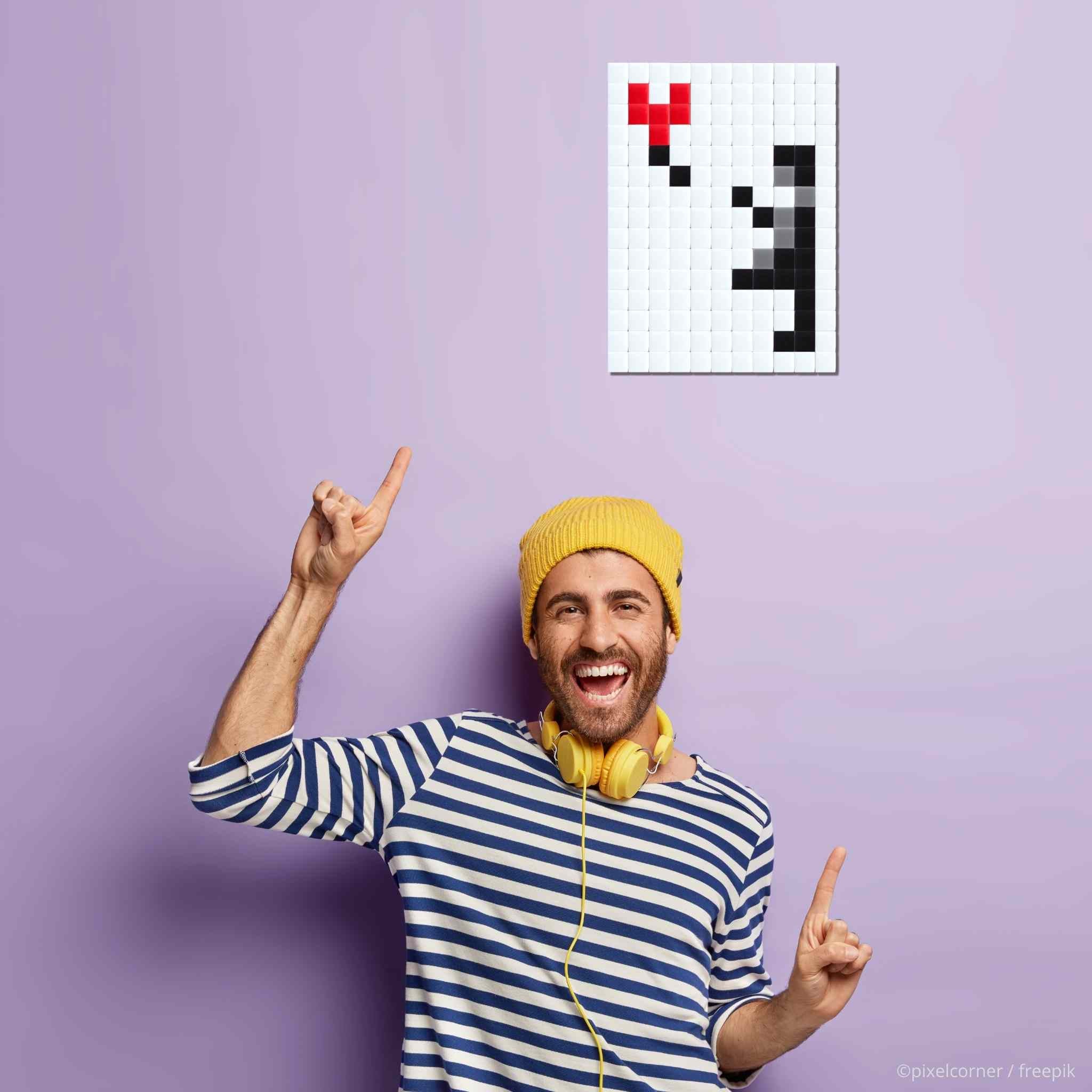 Pixel Art Kit "Mini Girl w/o Balloon" par Pixel Corner - Kits de loisirs créatifs