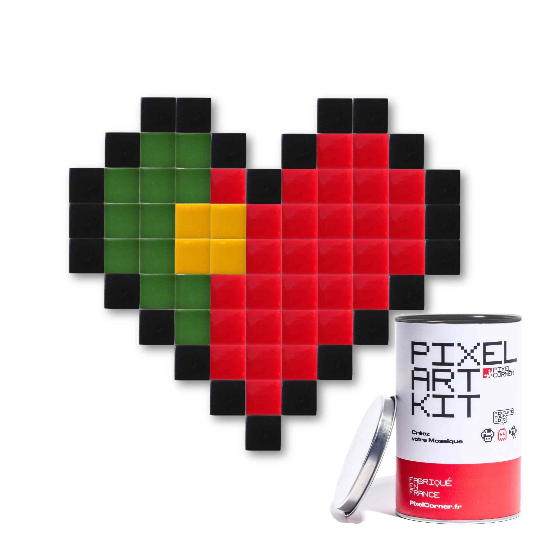 Pixel Art Kit "Nation Luv" par Pixel Corner - Kits de loisirs créatifs