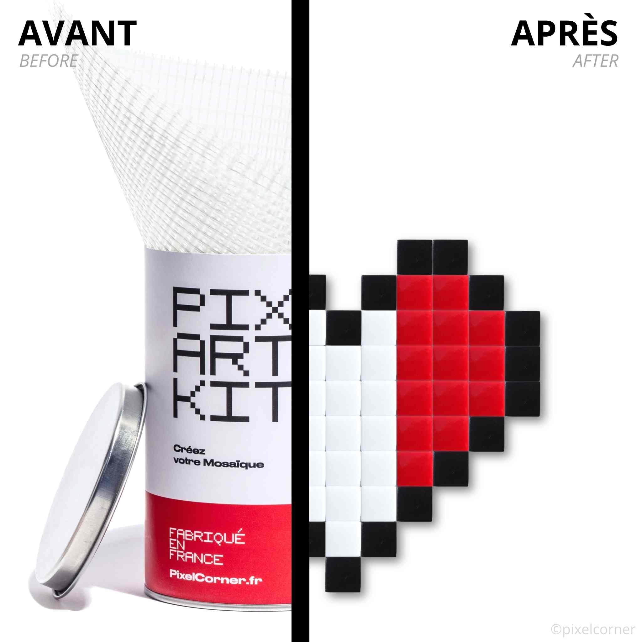 Pixel Art Kit "Nation Luv" par Pixel Corner - Kits de loisirs créatifs