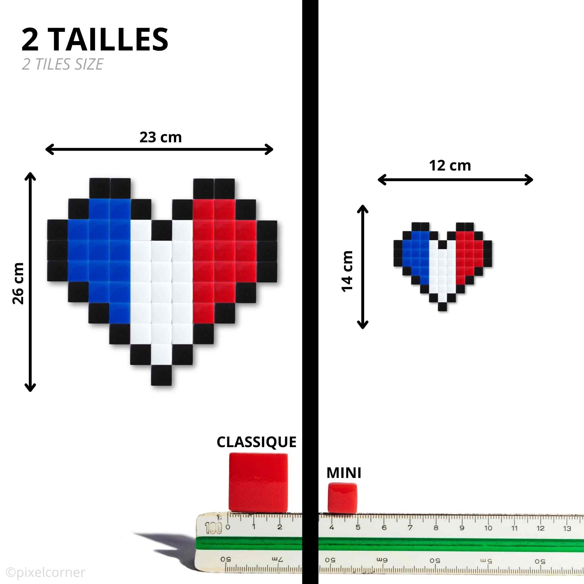 Pixel Art Kit "Nation Luv" par Pixel Corner - Kits de loisirs créatifs