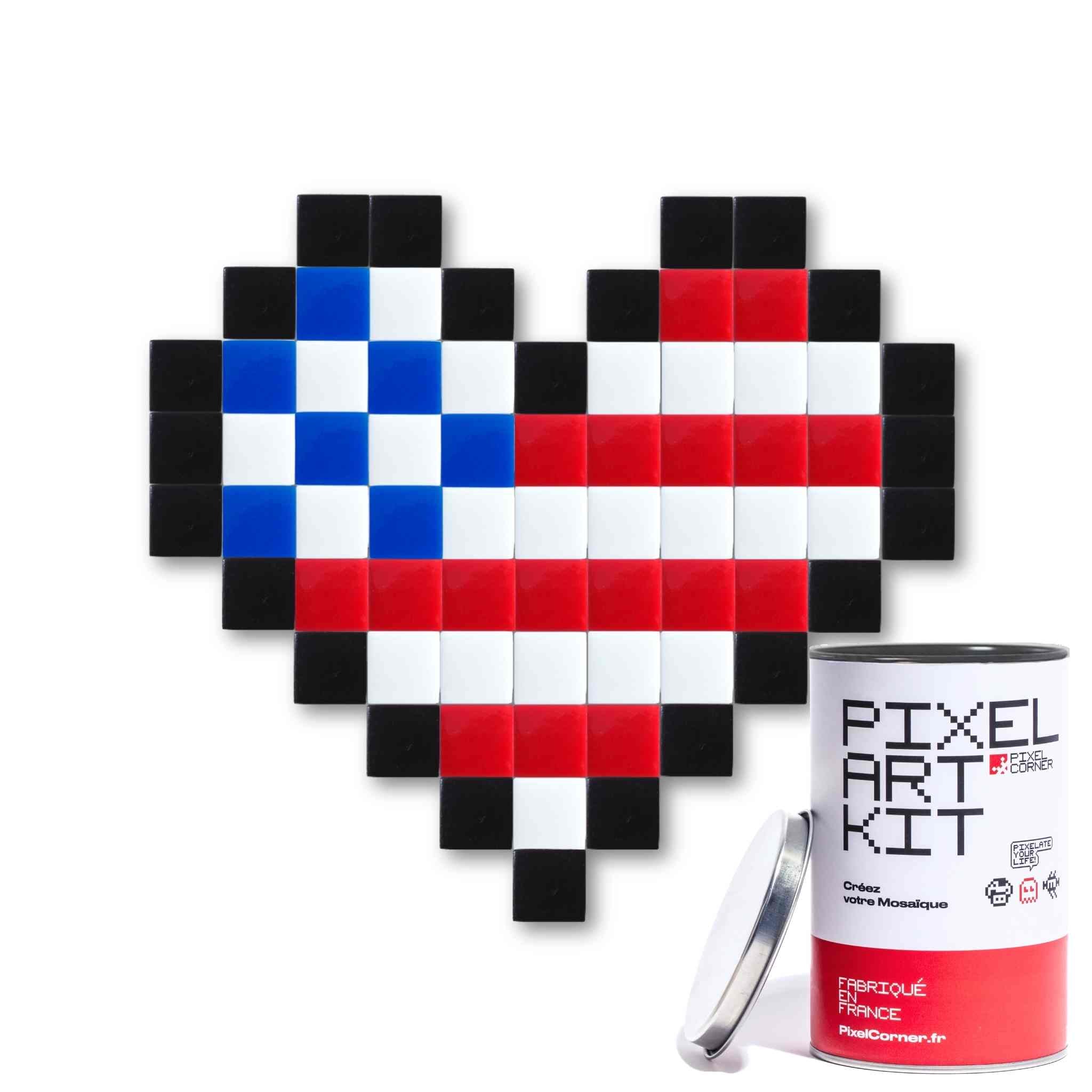 Pixel Art Kit "Nation Luv" par Pixel Corner - Kits de loisirs créatifs