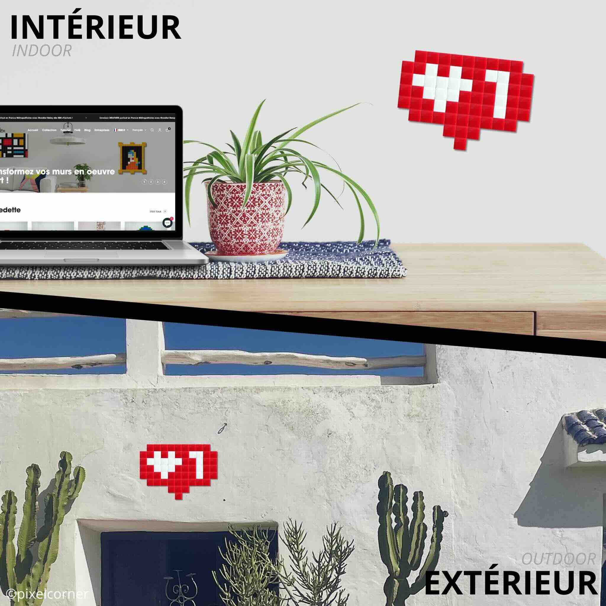 Pixel Art Kit "One Love" par Pixel Corner - Kits de loisirs créatifs