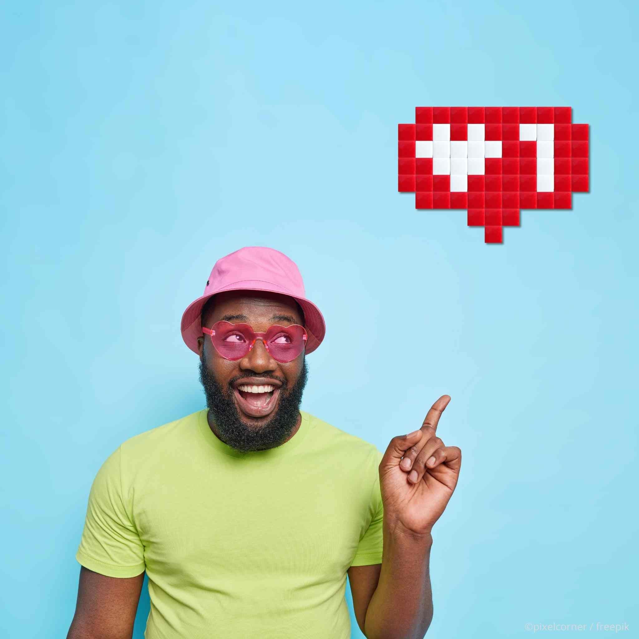 Pixel Art Kit "One Love" par Pixel Corner - Kits de loisirs créatifs