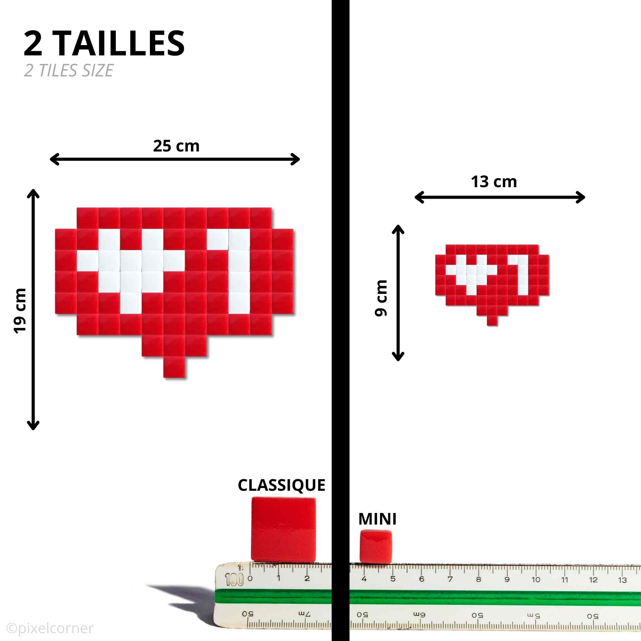 Pixel Art Kit "One Love" par Pixel Corner - Kits de loisirs créatifs