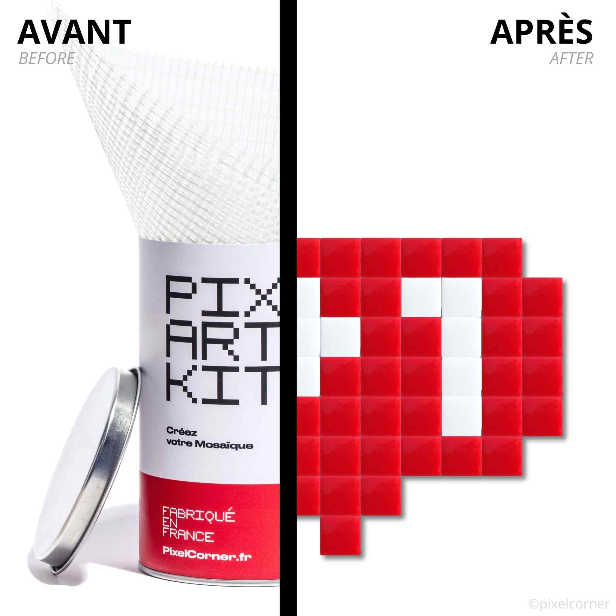 Pixel Art Kit "One Love" par Pixel Corner - Kits de loisirs créatifs