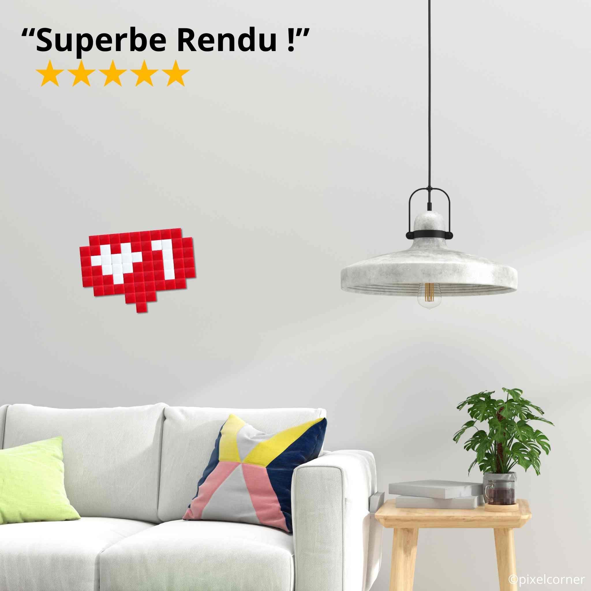 Pixel Art Kit "One Love" par Pixel Corner - Kits de loisirs créatifs