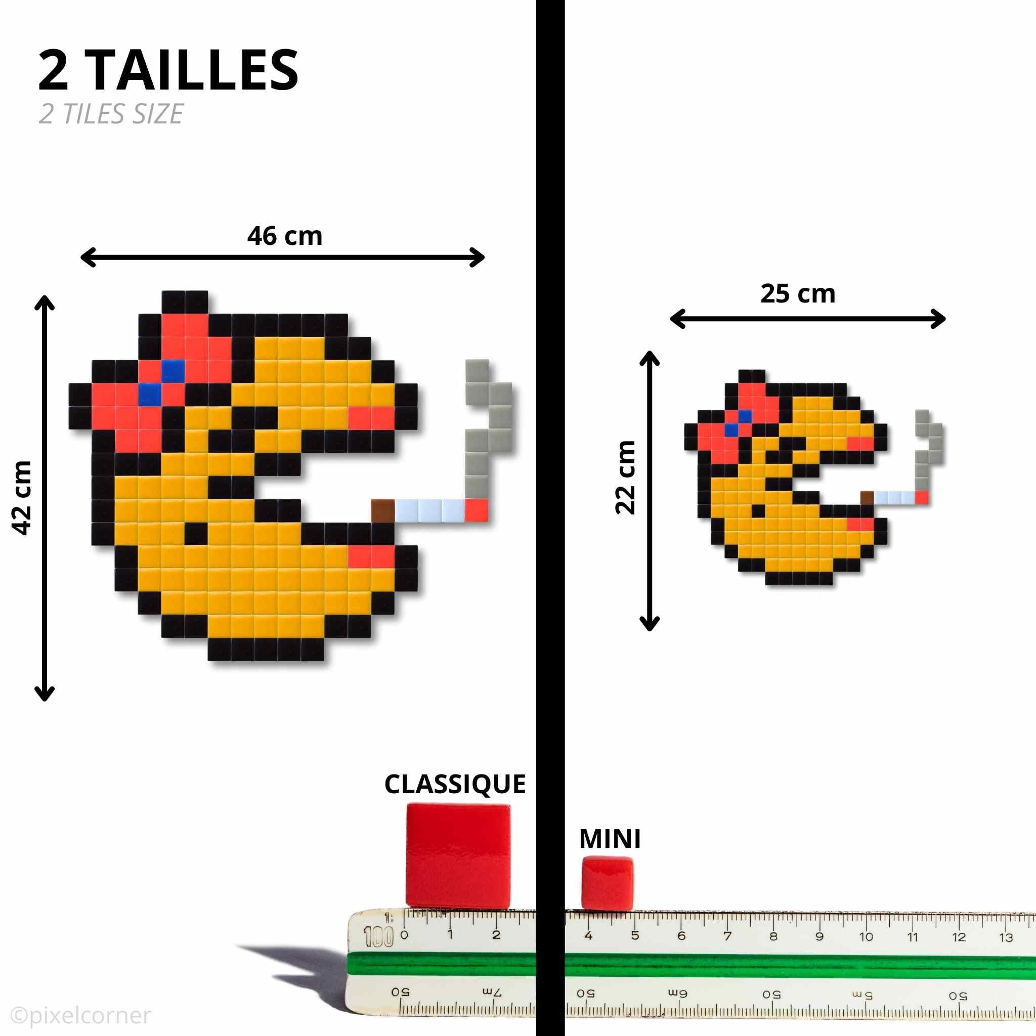 Pixel Art Kit "Pac-Gole" par Pixel Corner - Kits de loisirs créatifs