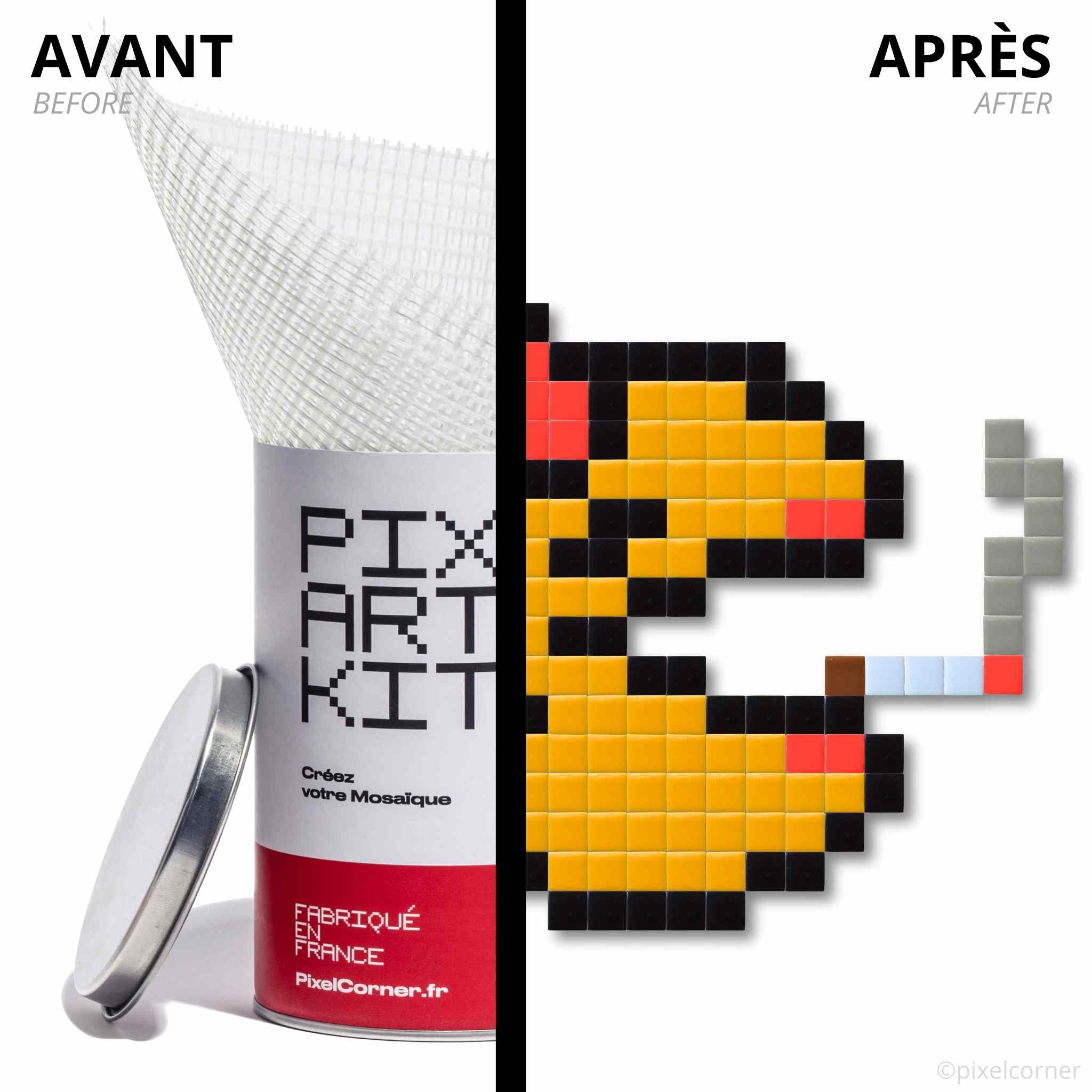 Pixel Art Kit "Pac-Gole" par Pixel Corner - Kits de loisirs créatifs