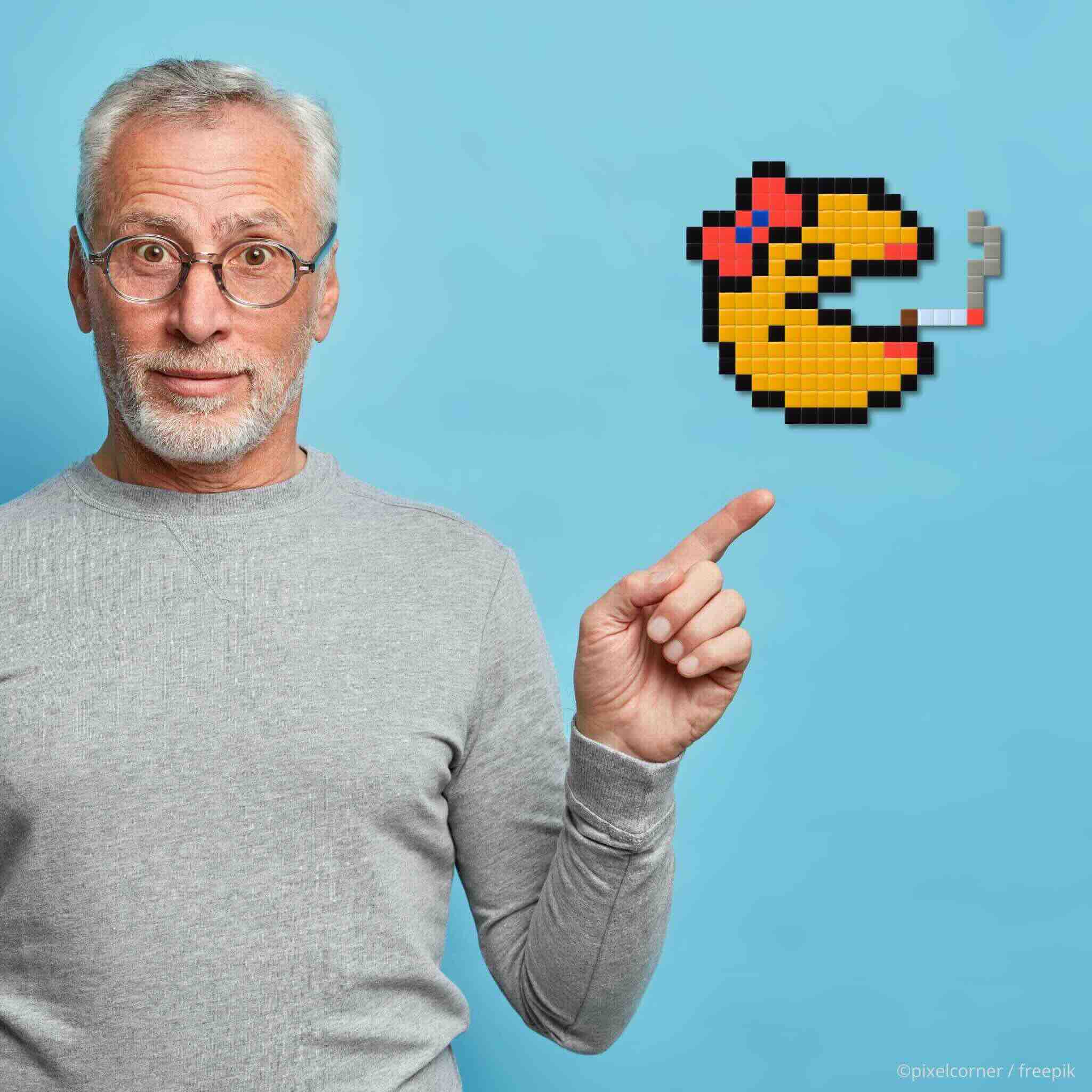 Pixel Art Kit "Pac-Gole" par Pixel Corner - Kits de loisirs créatifs
