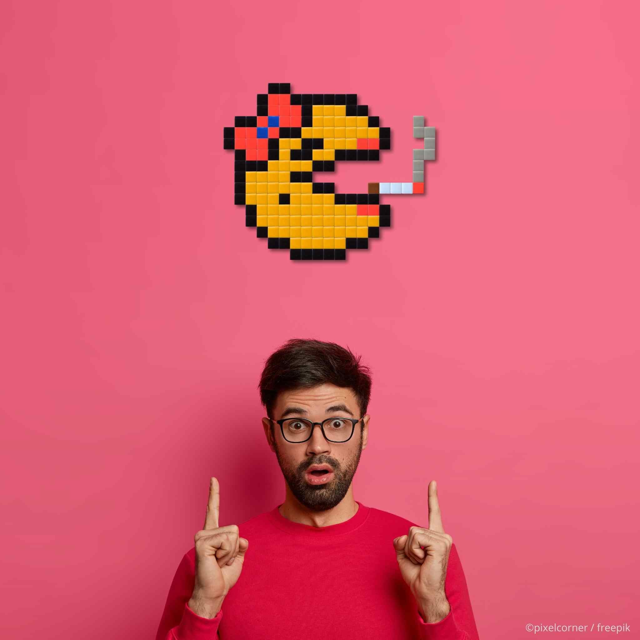 Pixel Art Kit "Pac-Gole" par Pixel Corner - Kits de loisirs créatifs