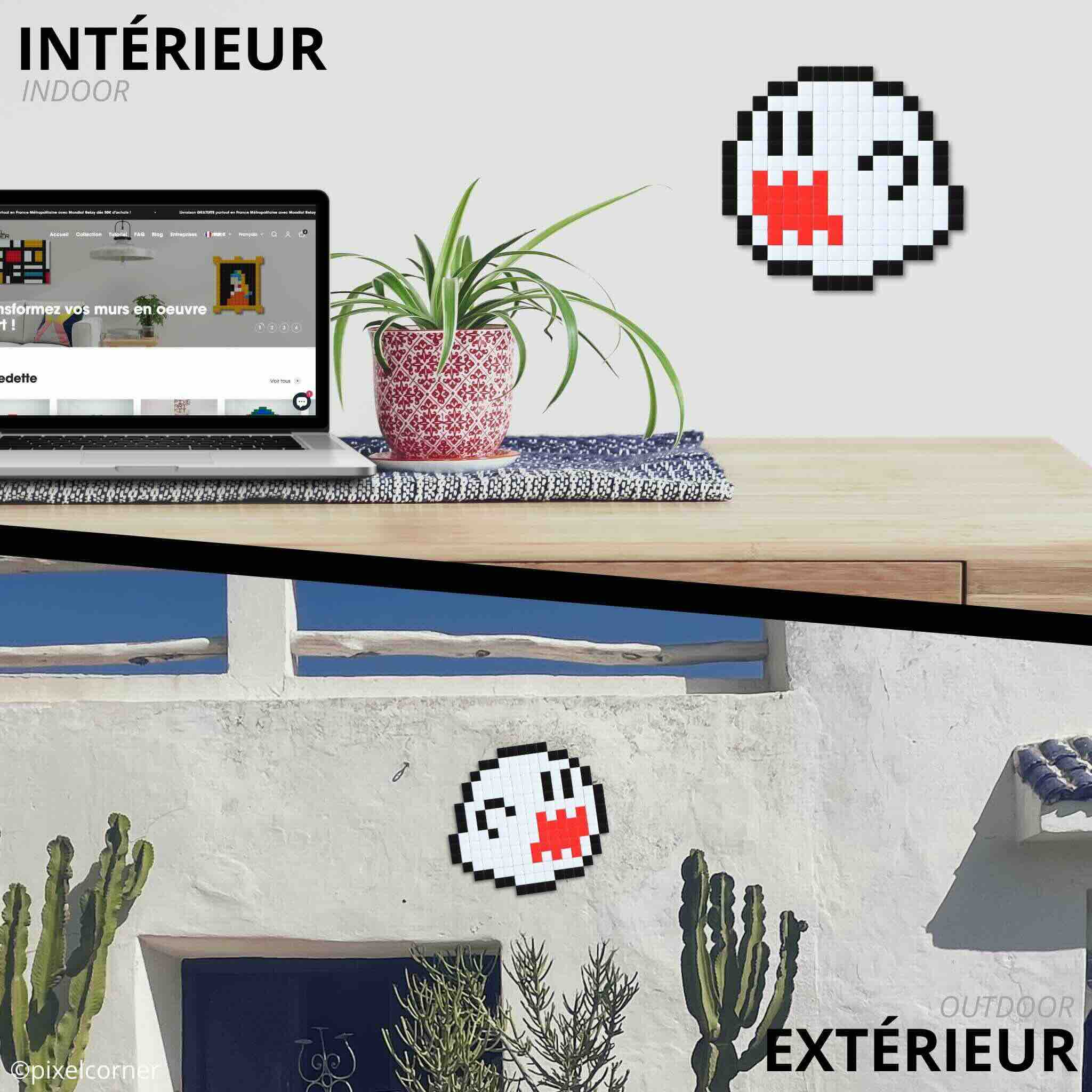 Pixel Art Kit "Pix-A-Boo" par Pixel Corner - Kits de loisirs créatifs