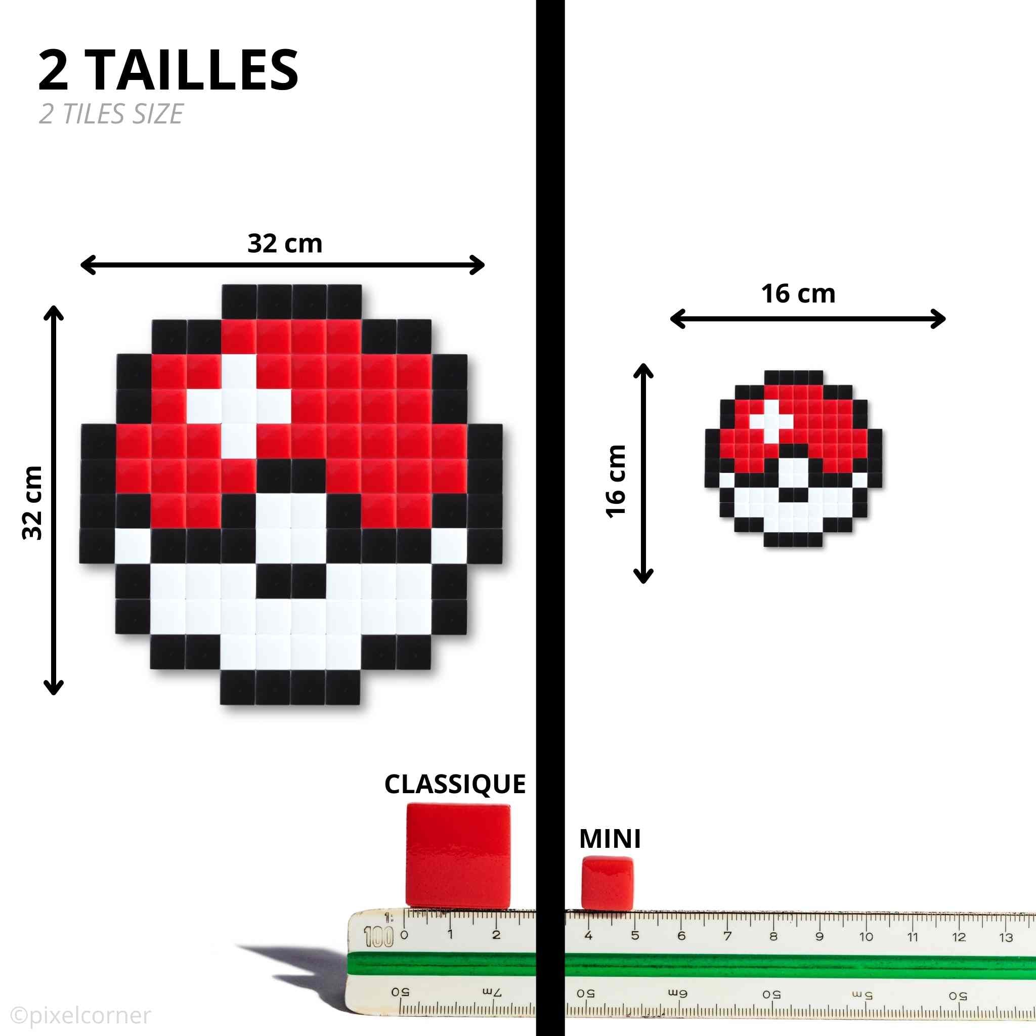 Pixel Art Kit "Pix'Em All" par Pixel Corner - Kits de loisirs créatifs