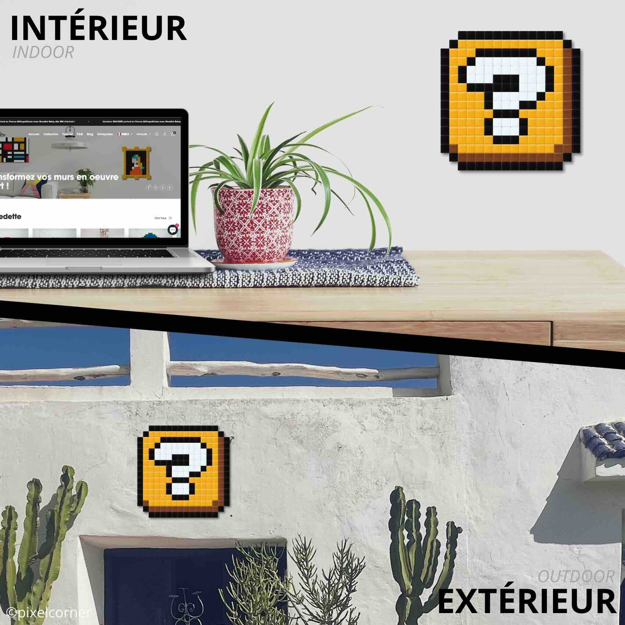 Pixel Art Kit "Q-Block" par Pixel Corner - Kits de loisirs créatifs