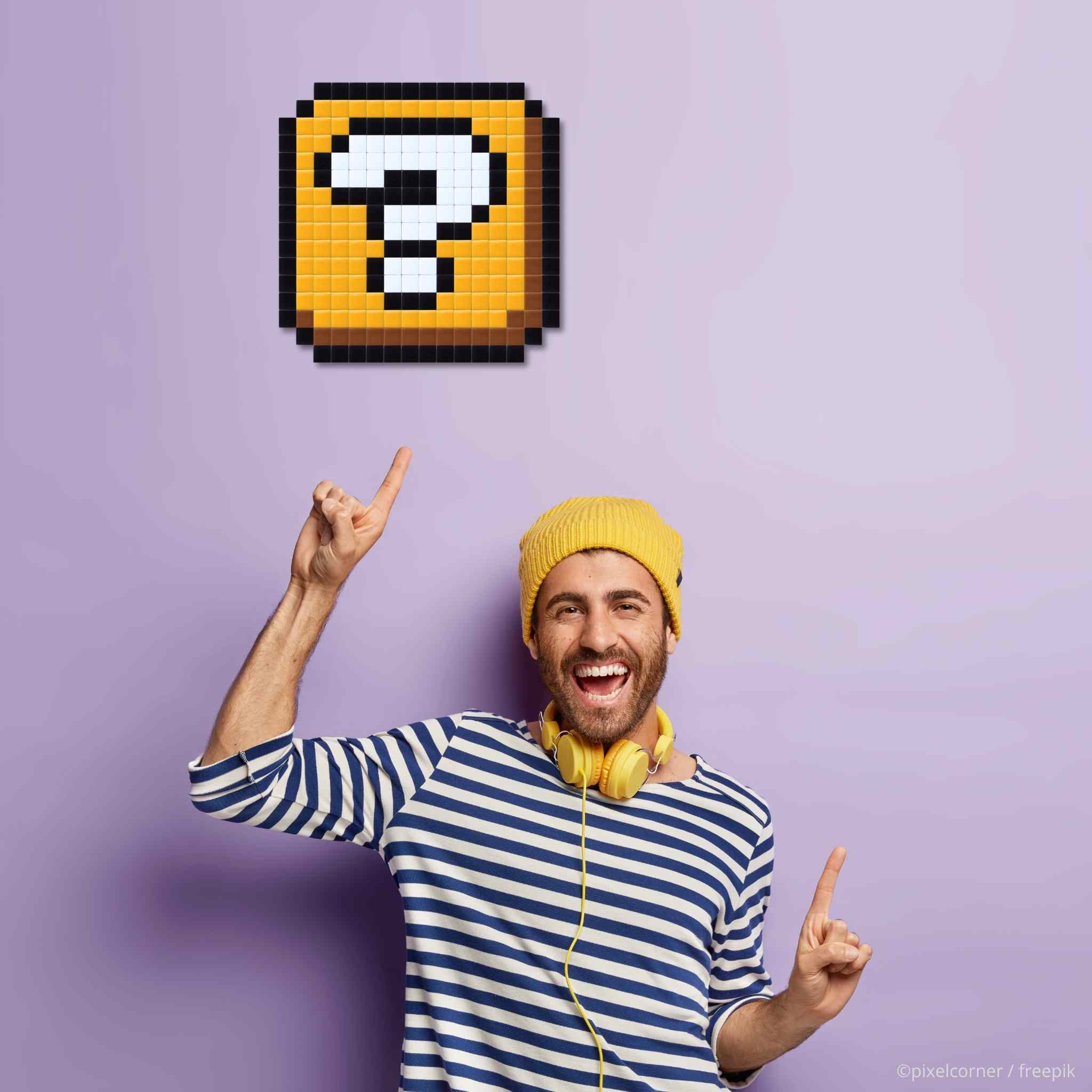 Pixel Art Kit "Q-Block" par Pixel Corner - Kits de loisirs créatifs